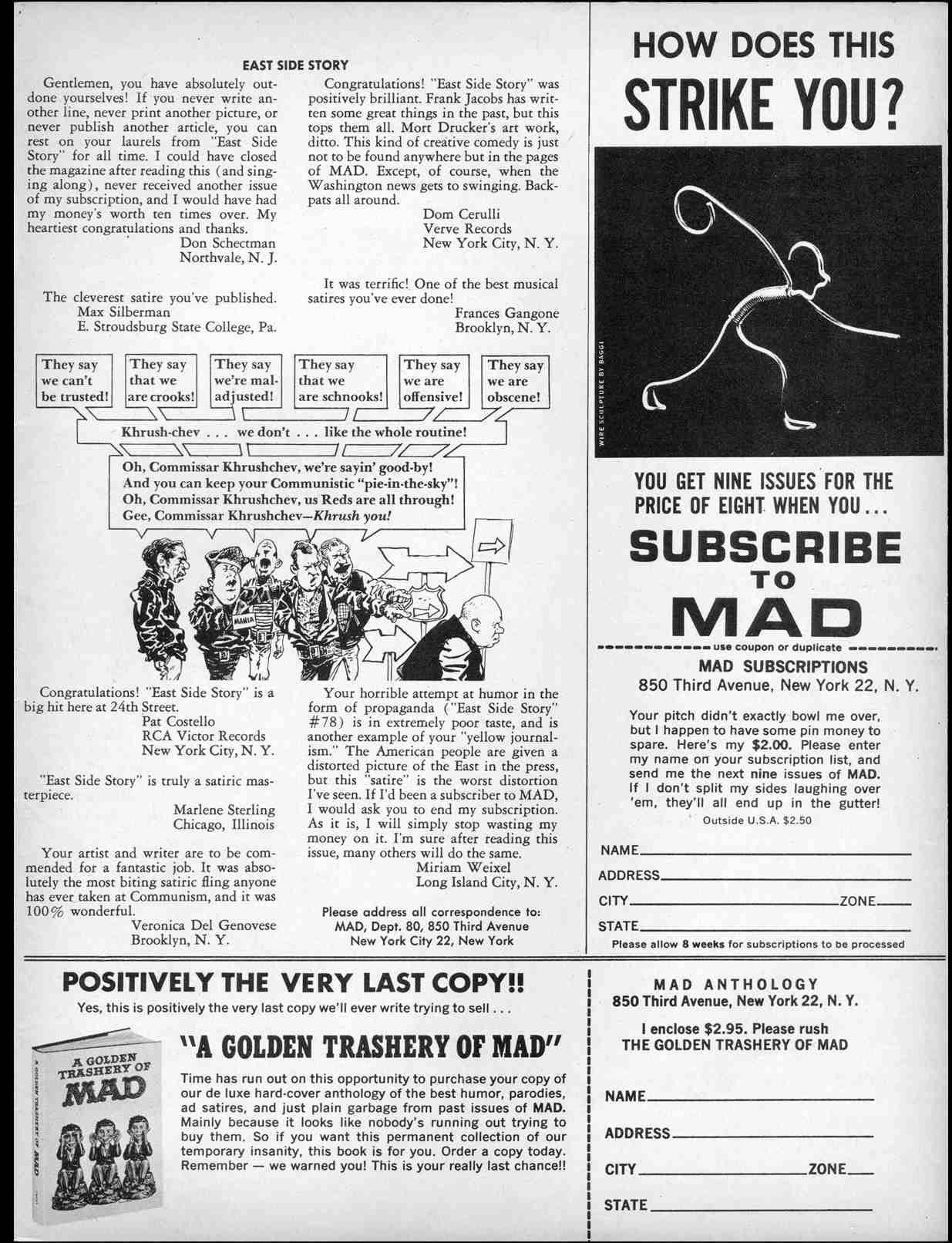Read online MAD comic -  Issue #80 - 5