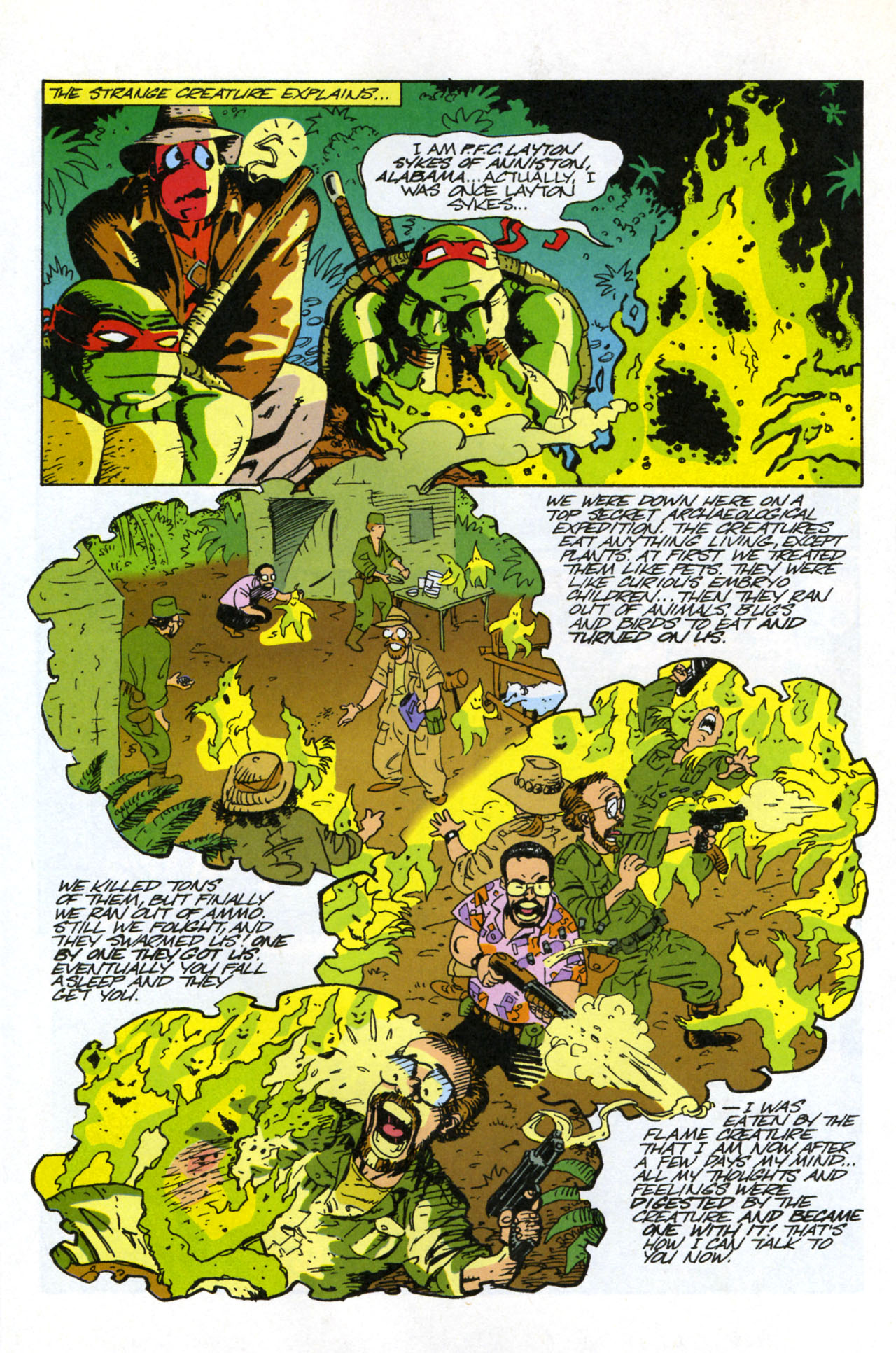 Read online Teenage Mutant Ninja Turtles/Flaming Carrot Crossover comic -  Issue #3 - 22