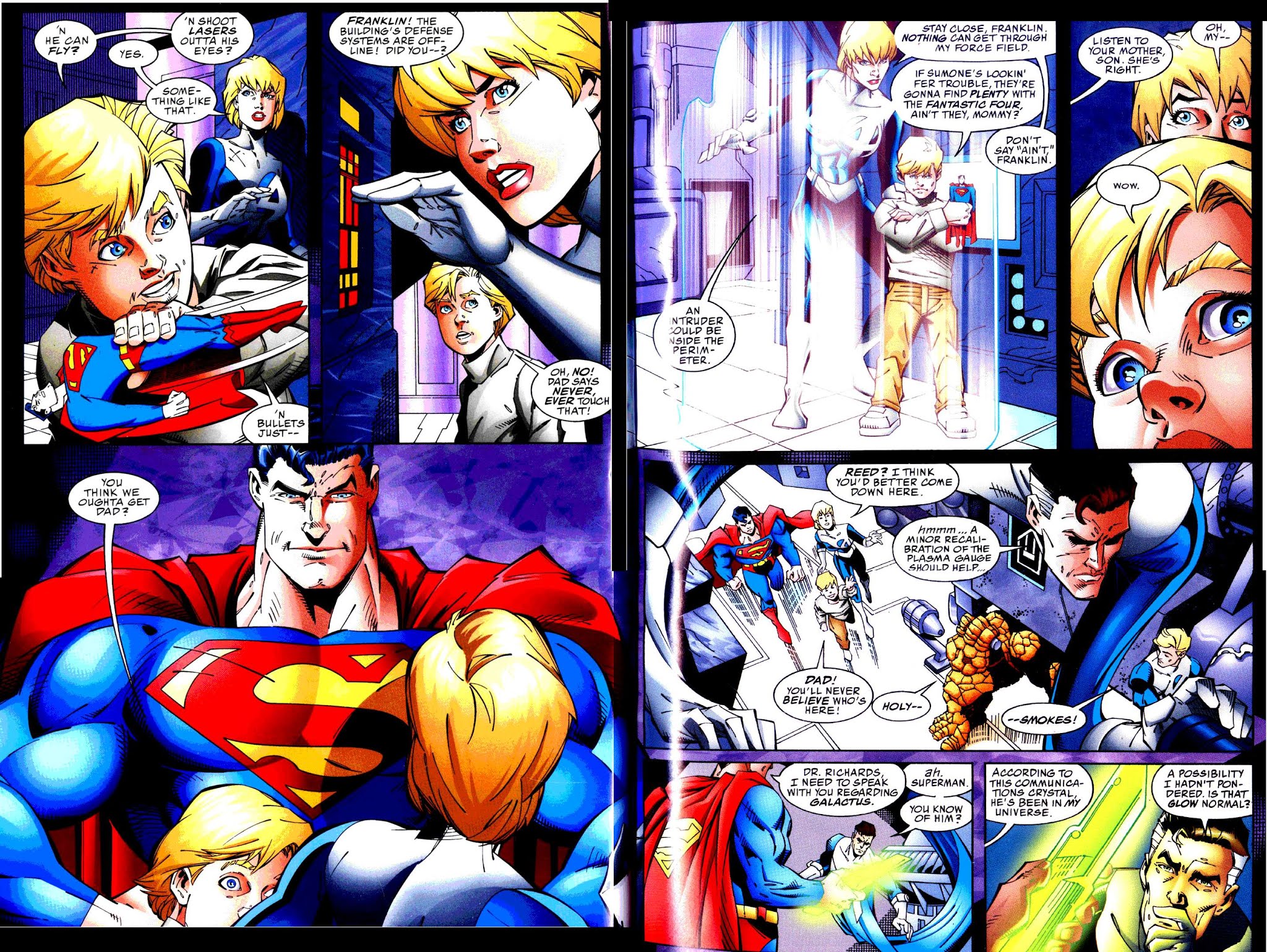 Read online Superman/Fantastic Four comic -  Issue # Full - 16