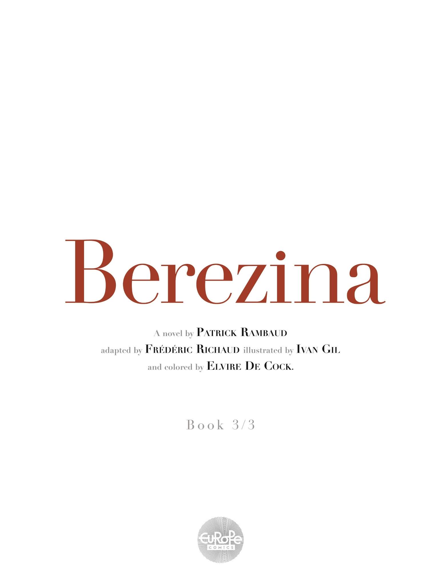 Read online Berezina comic -  Issue #3 - 3