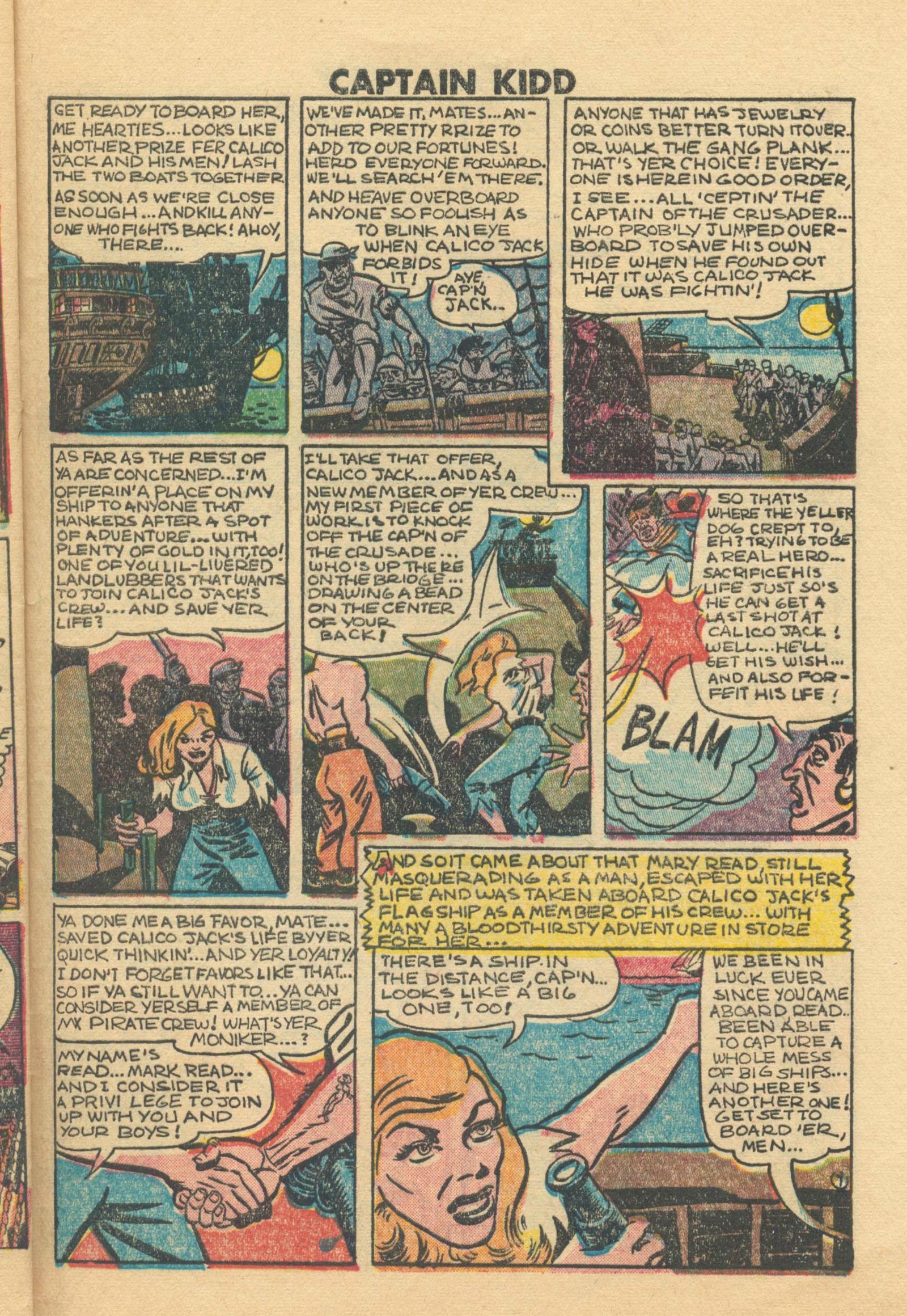 Read online Captain Kidd comic -  Issue #24 - 29