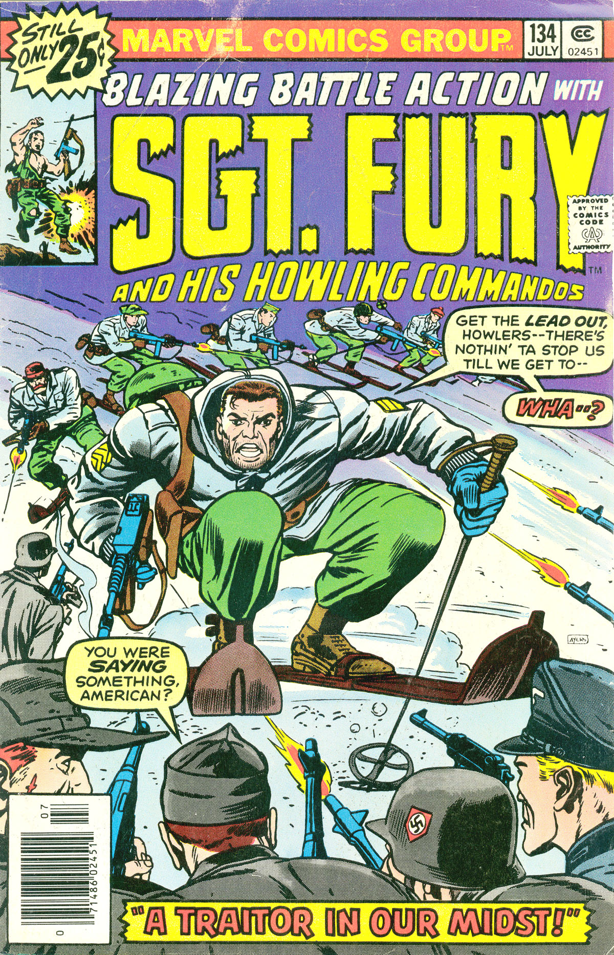 Read online Sgt. Fury comic -  Issue #134 - 1