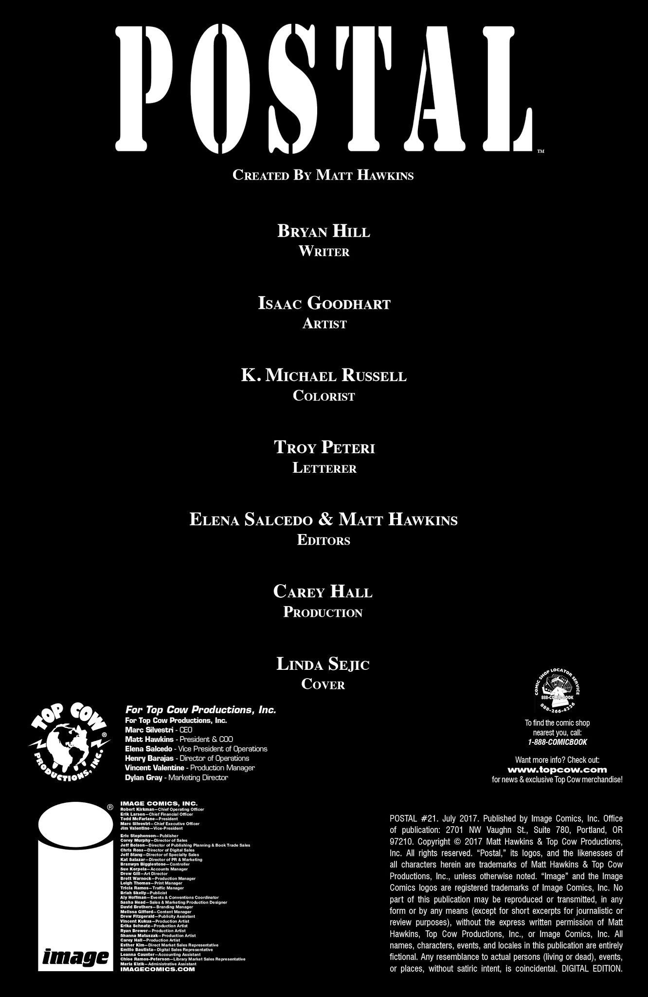 Read online Postal comic -  Issue #21 - 2