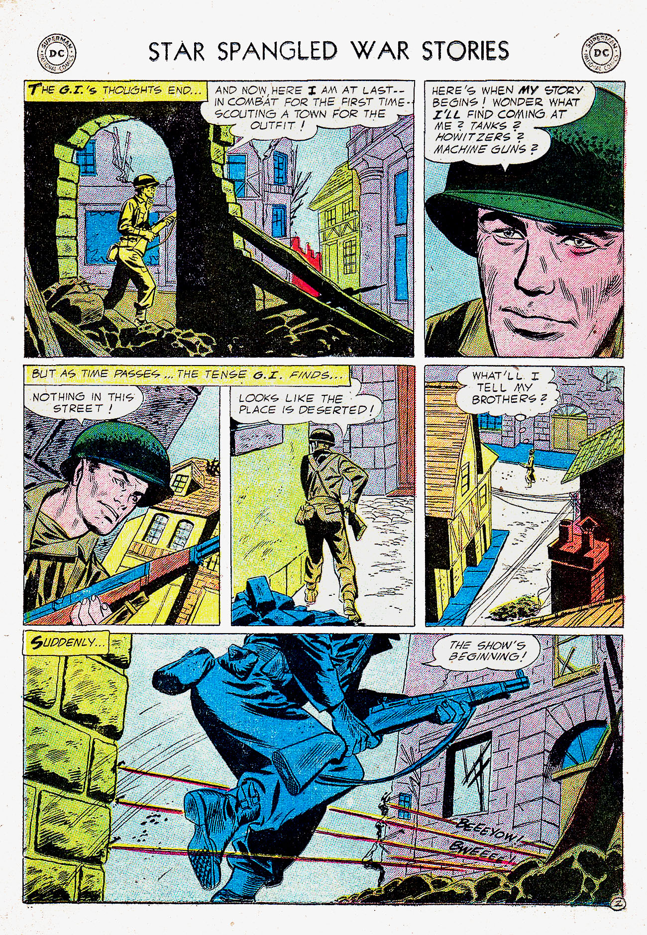 Read online Star Spangled War Stories (1952) comic -  Issue #48 - 13