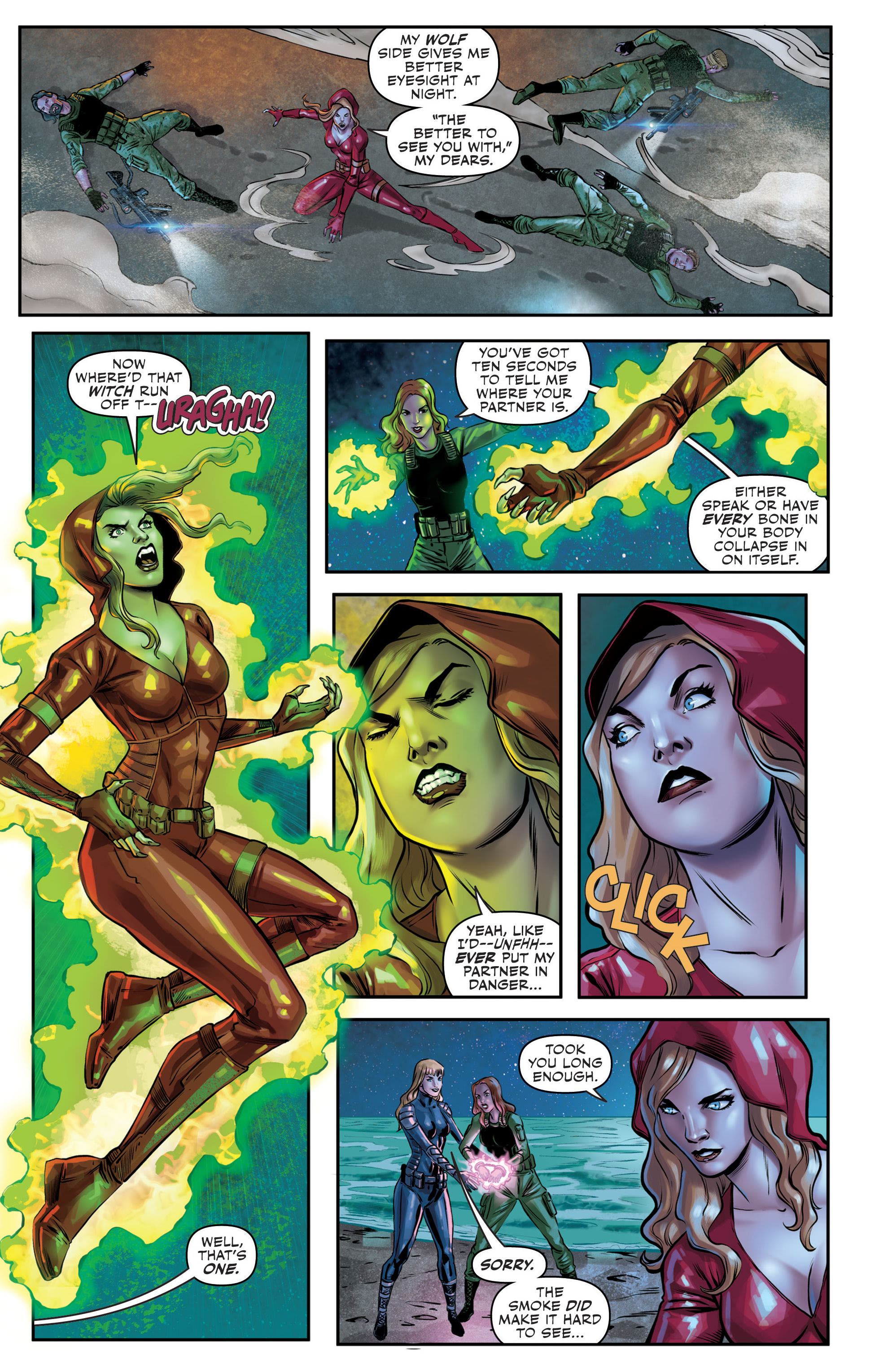 Read online Grimm Spotlight: Red Agent - Friendly Fire comic -  Issue # Full - 7