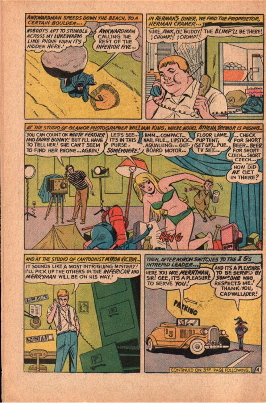 Read online The Inferior Five comic -  Issue #5 - 6