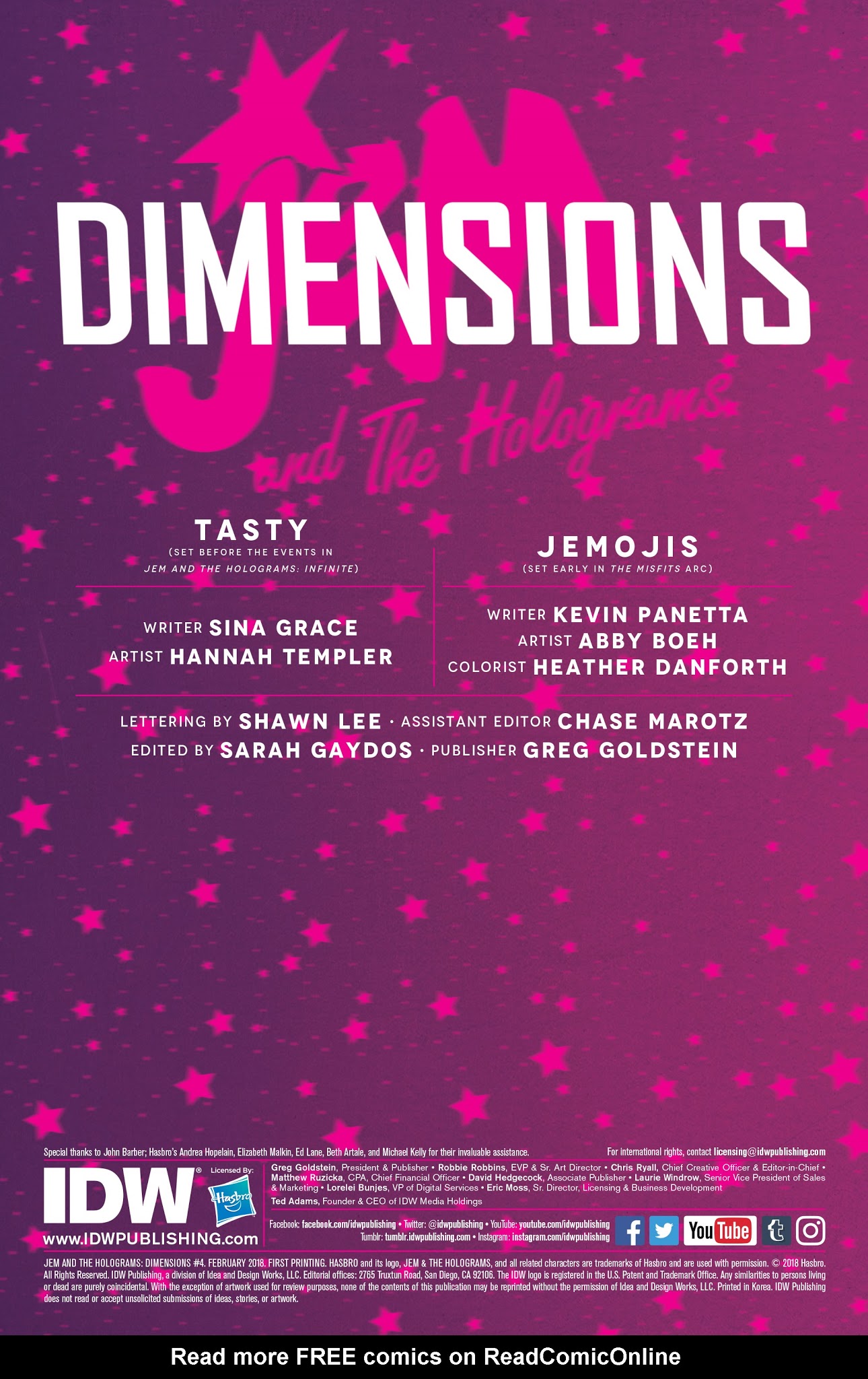 Read online Jem and the Holograms: Dimensions comic -  Issue #4 - 2