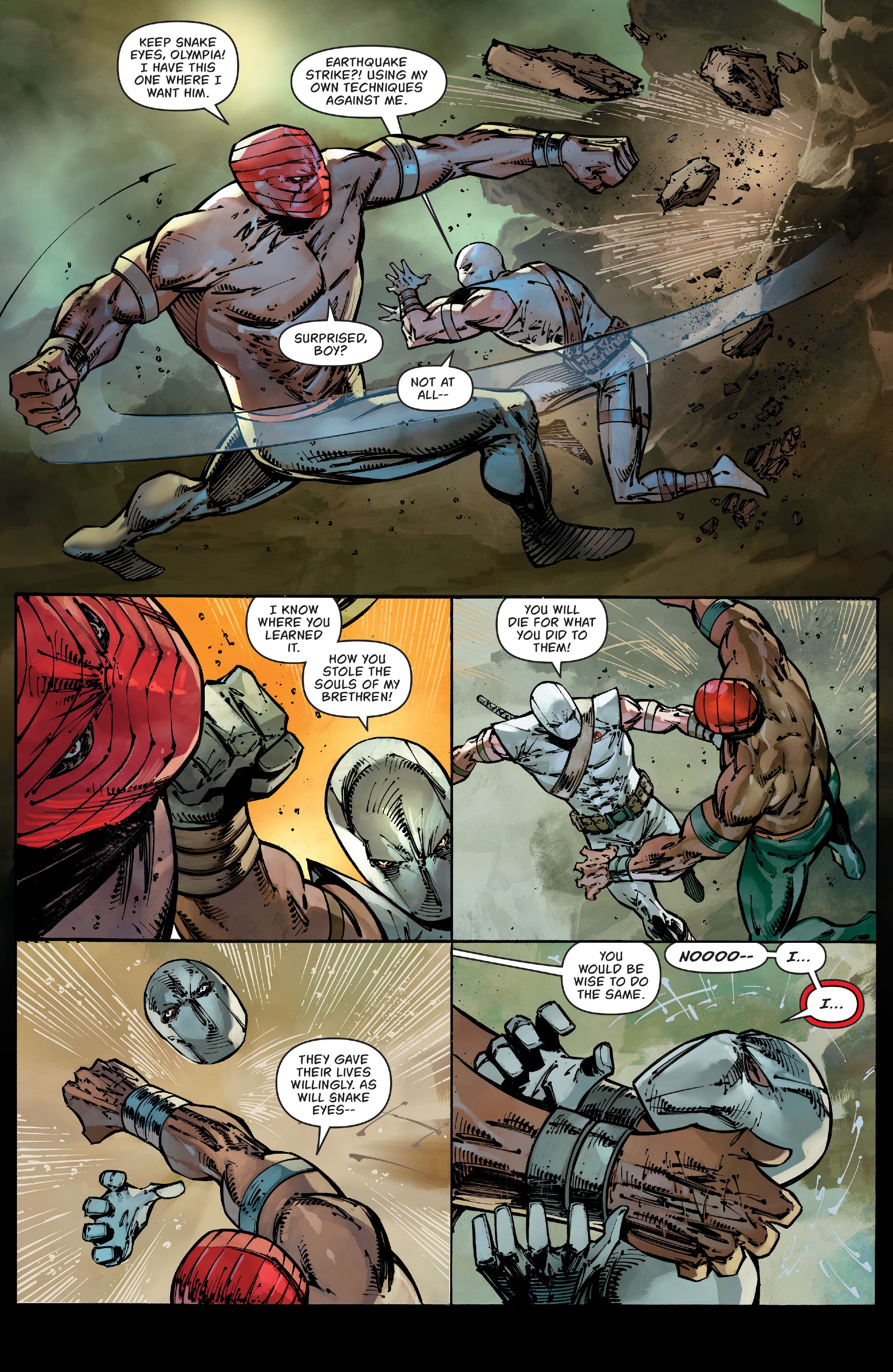 Read online Snake Eyes: Deadgame comic -  Issue #3 - 19