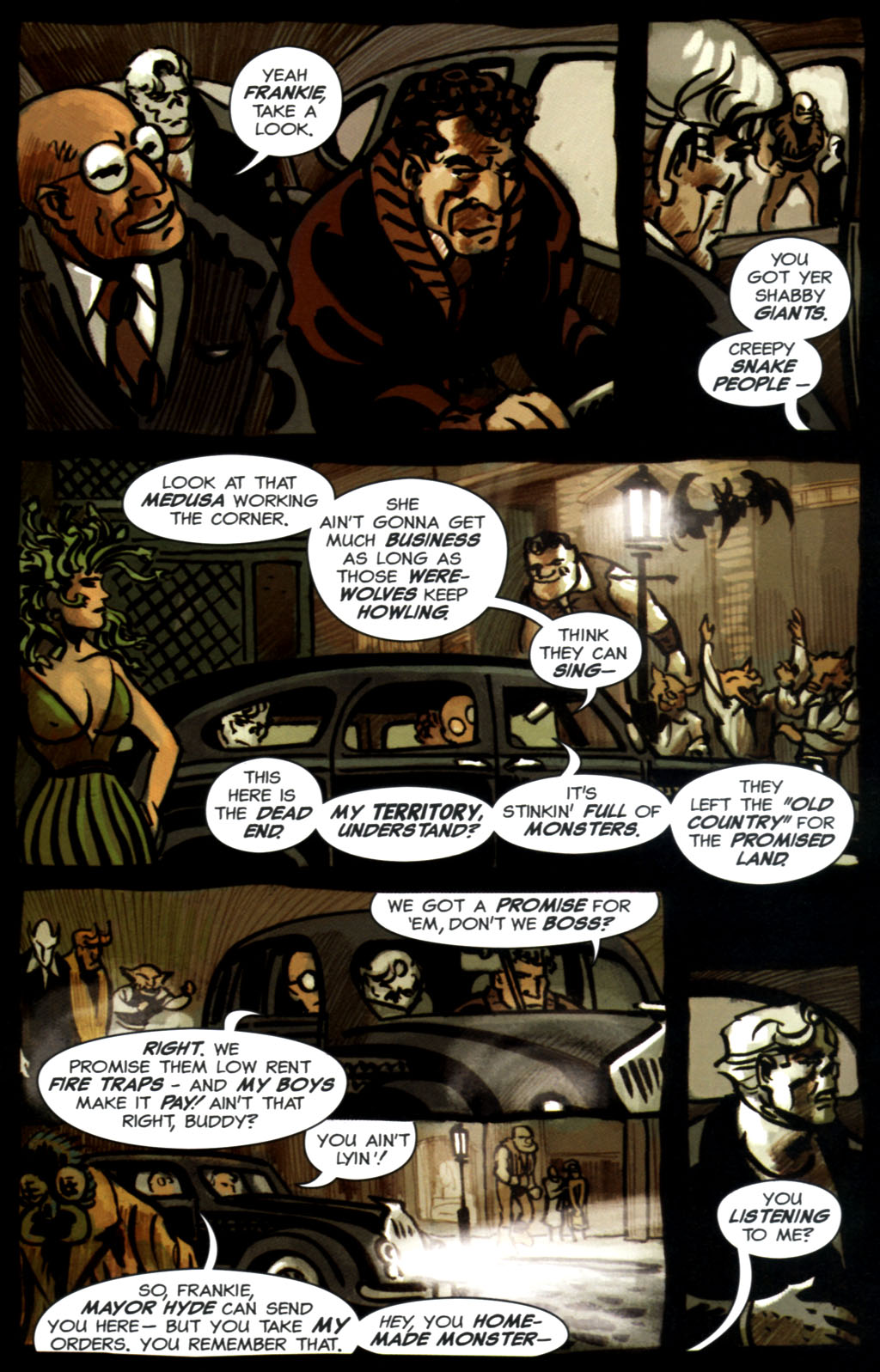 Read online Frankenstein Mobster comic -  Issue #3 - 17