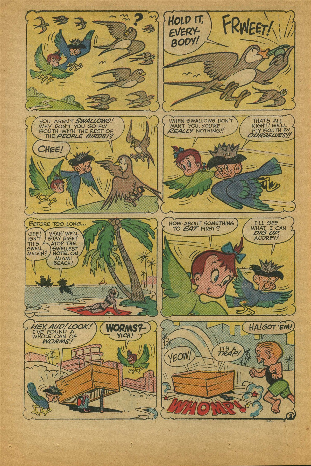 Read online Little Audrey And Melvin comic -  Issue #12 - 14