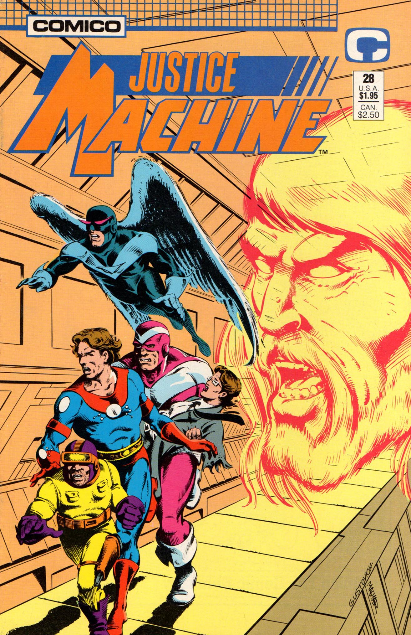 Read online Justice Machine comic -  Issue #28 - 1