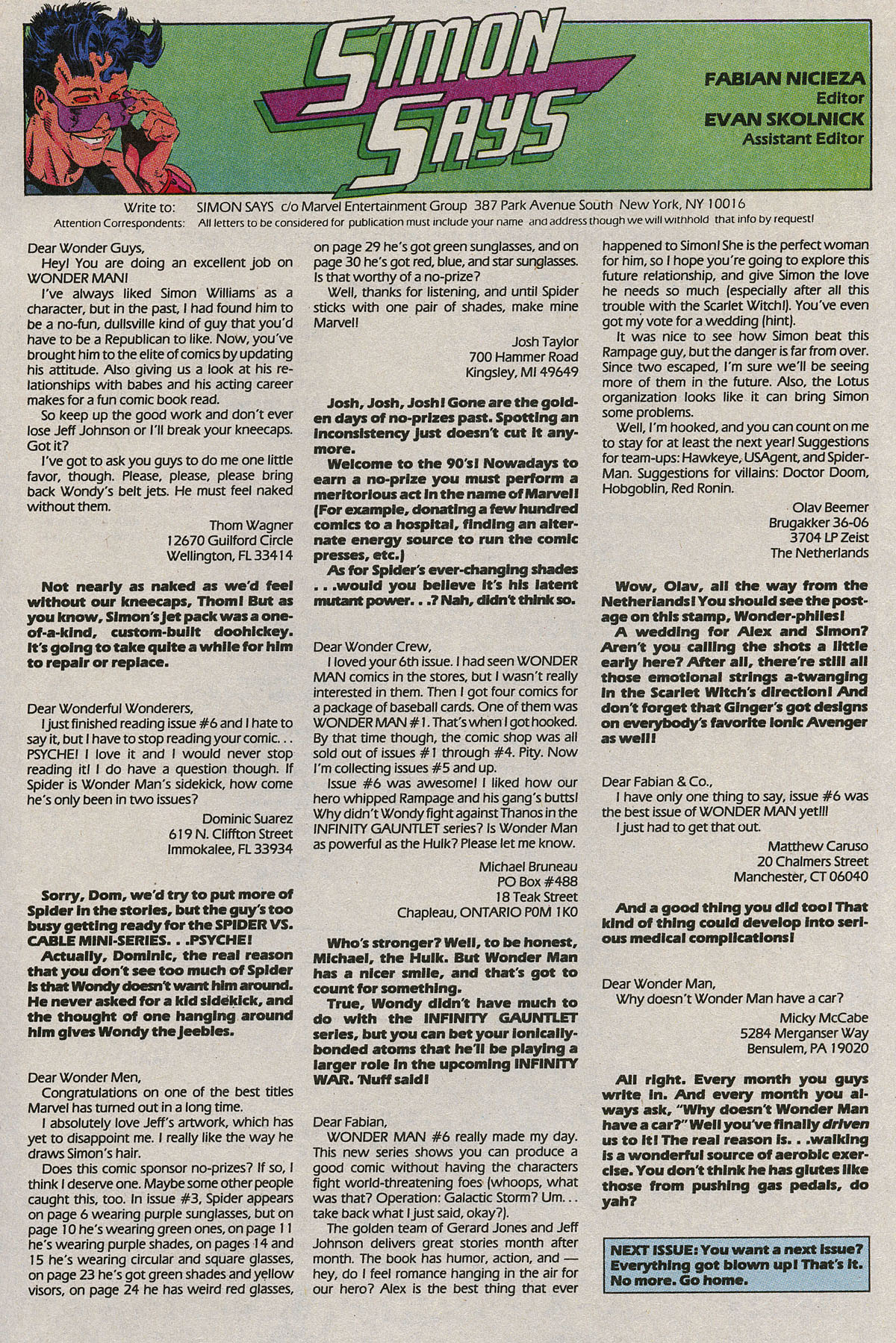 Read online Wonder Man (1991) comic -  Issue #9 - 21