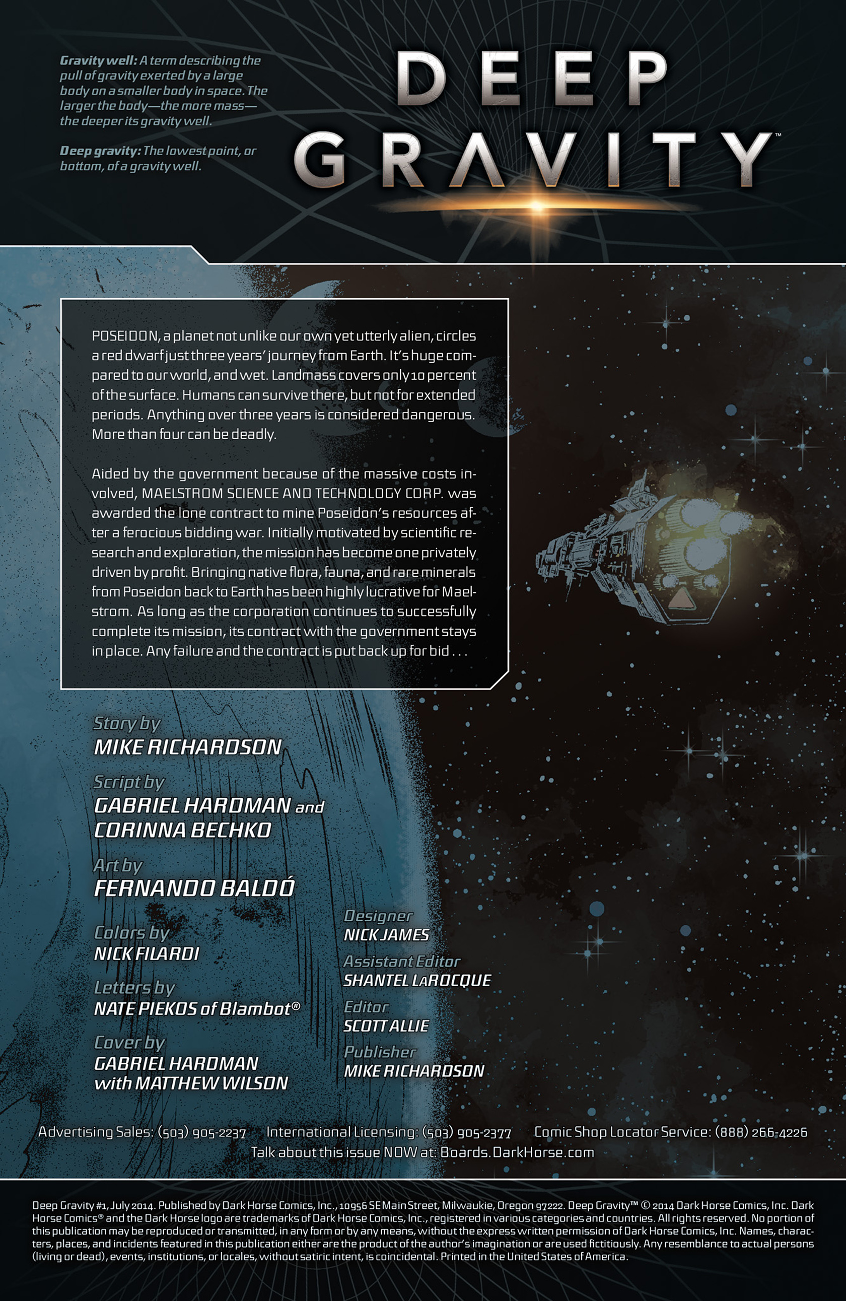Read online Deep Gravity comic -  Issue #1 - 2