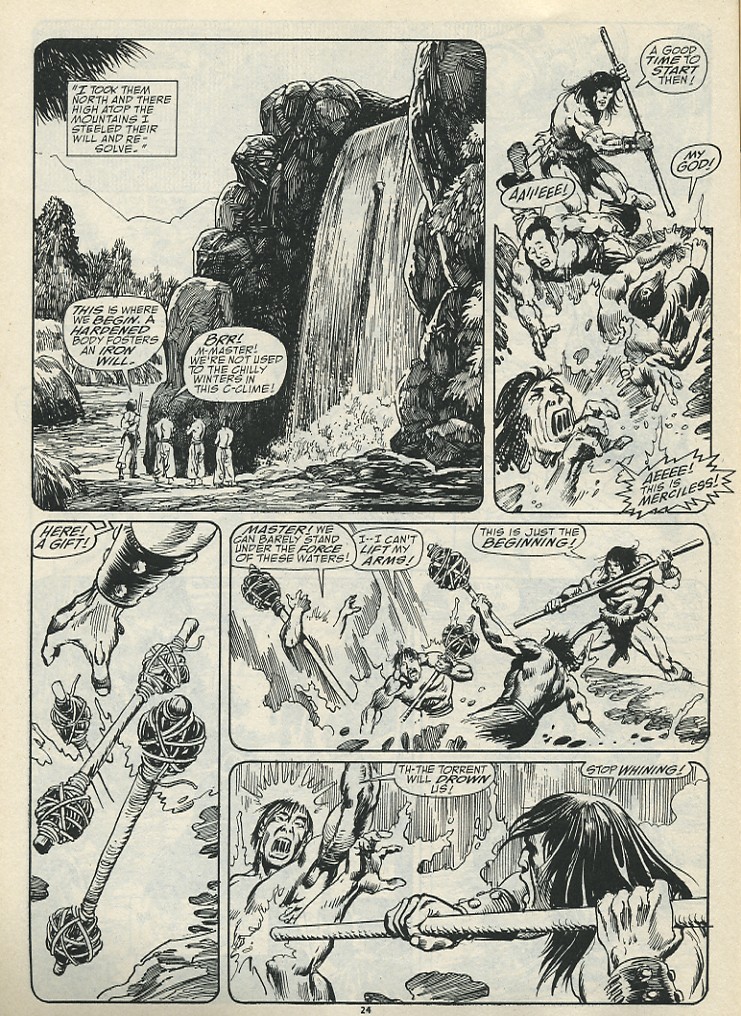 Read online The Savage Sword Of Conan comic -  Issue #184 - 26