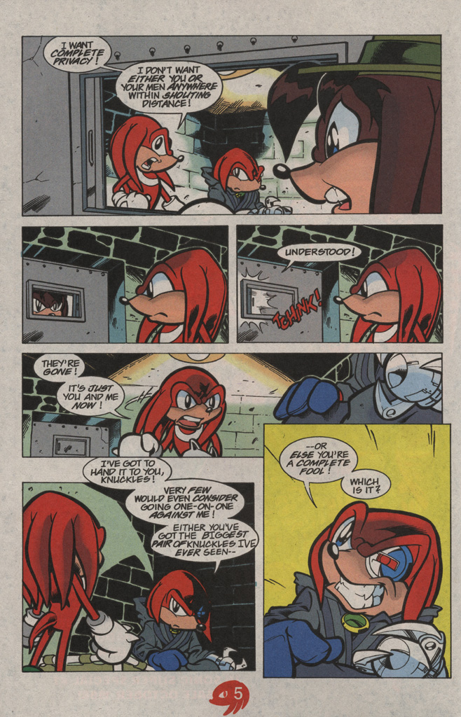 Read online Knuckles the Echidna comic -  Issue #18 - 10