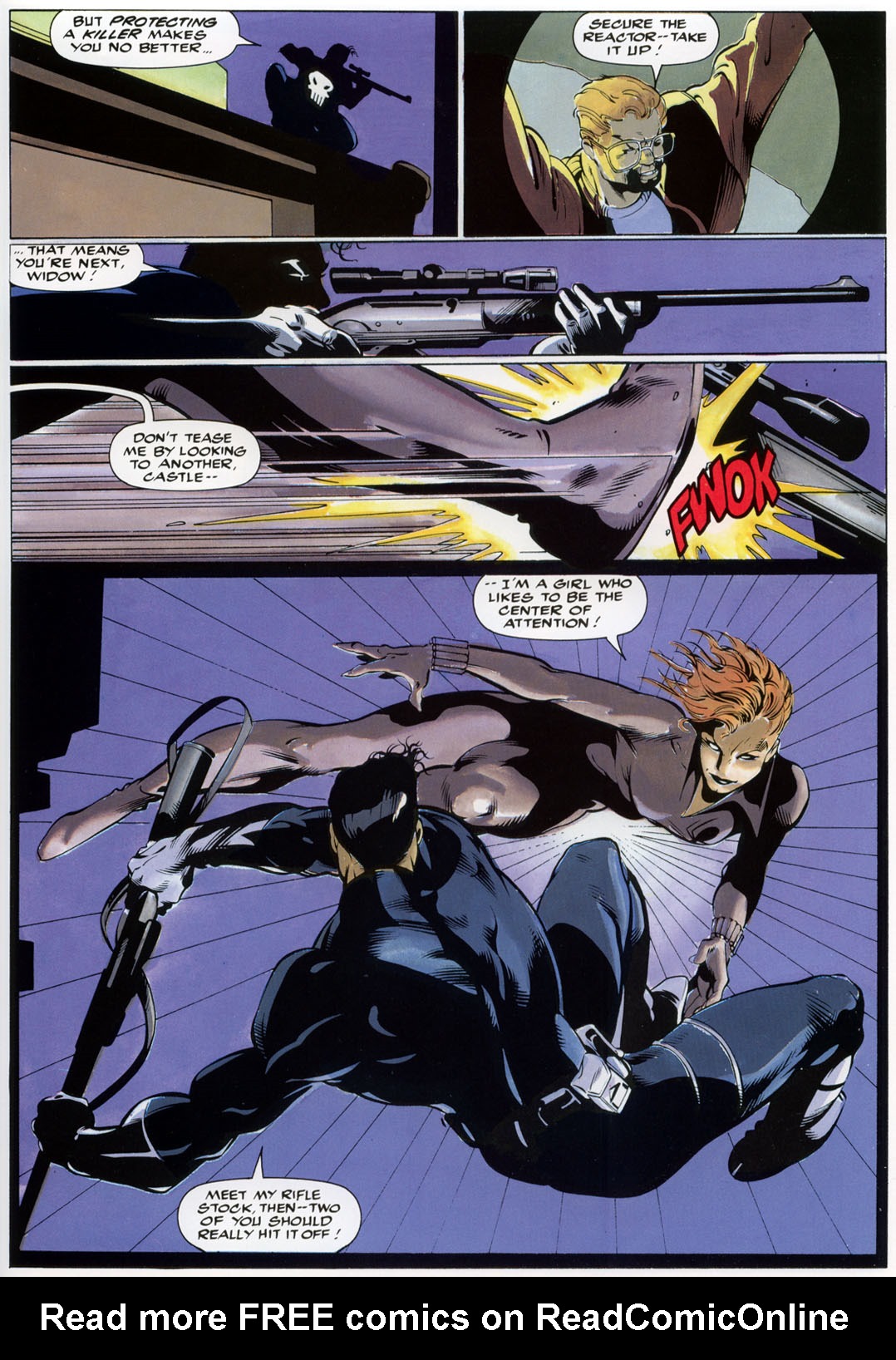 Read online Marvel Graphic Novel comic -  Issue #74 - Punisher & Black Widow - Spinning Doomsday's Web - 29