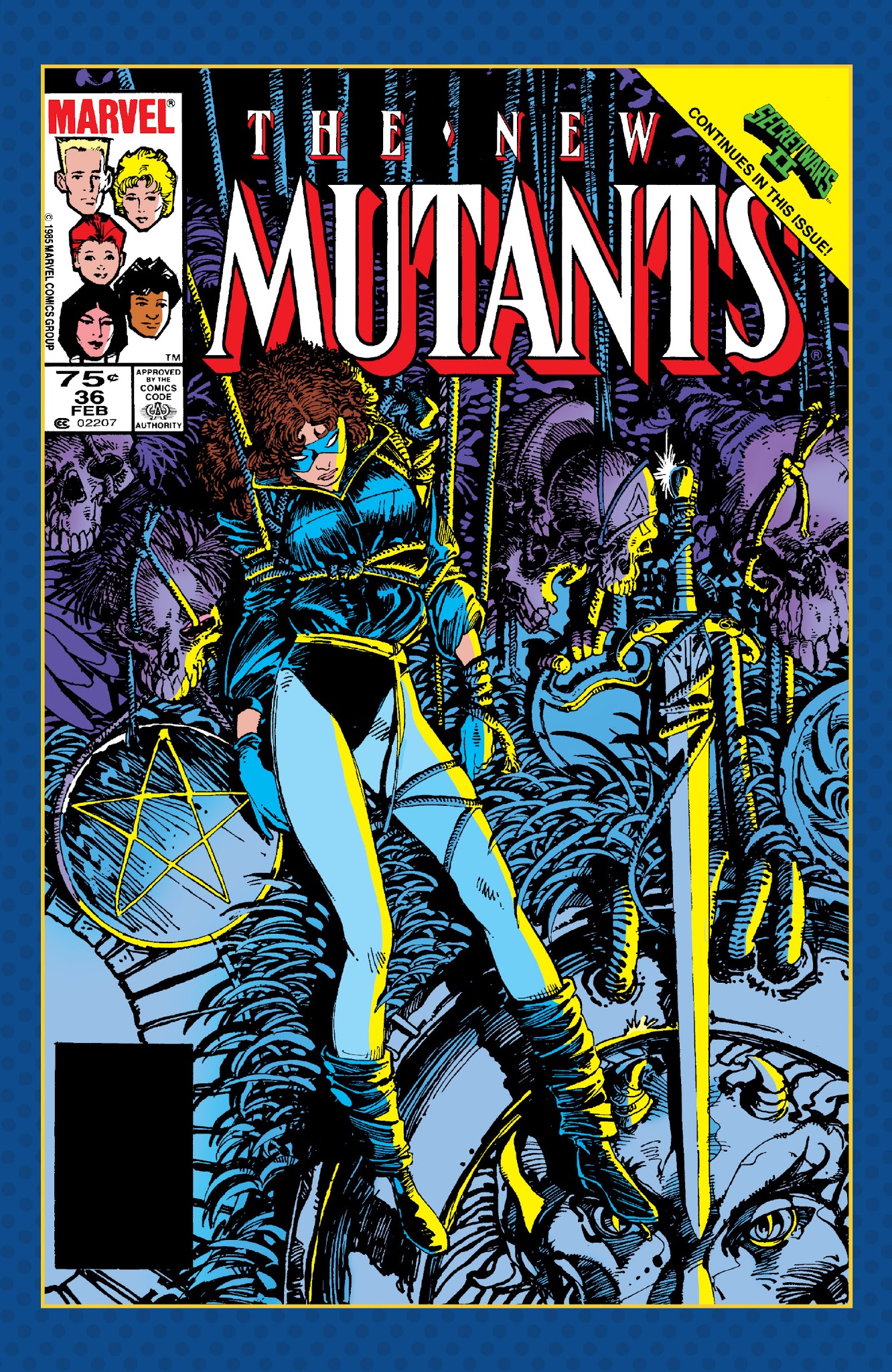 Read online New Mutants Classic comic -  Issue # TPB 5 - 142