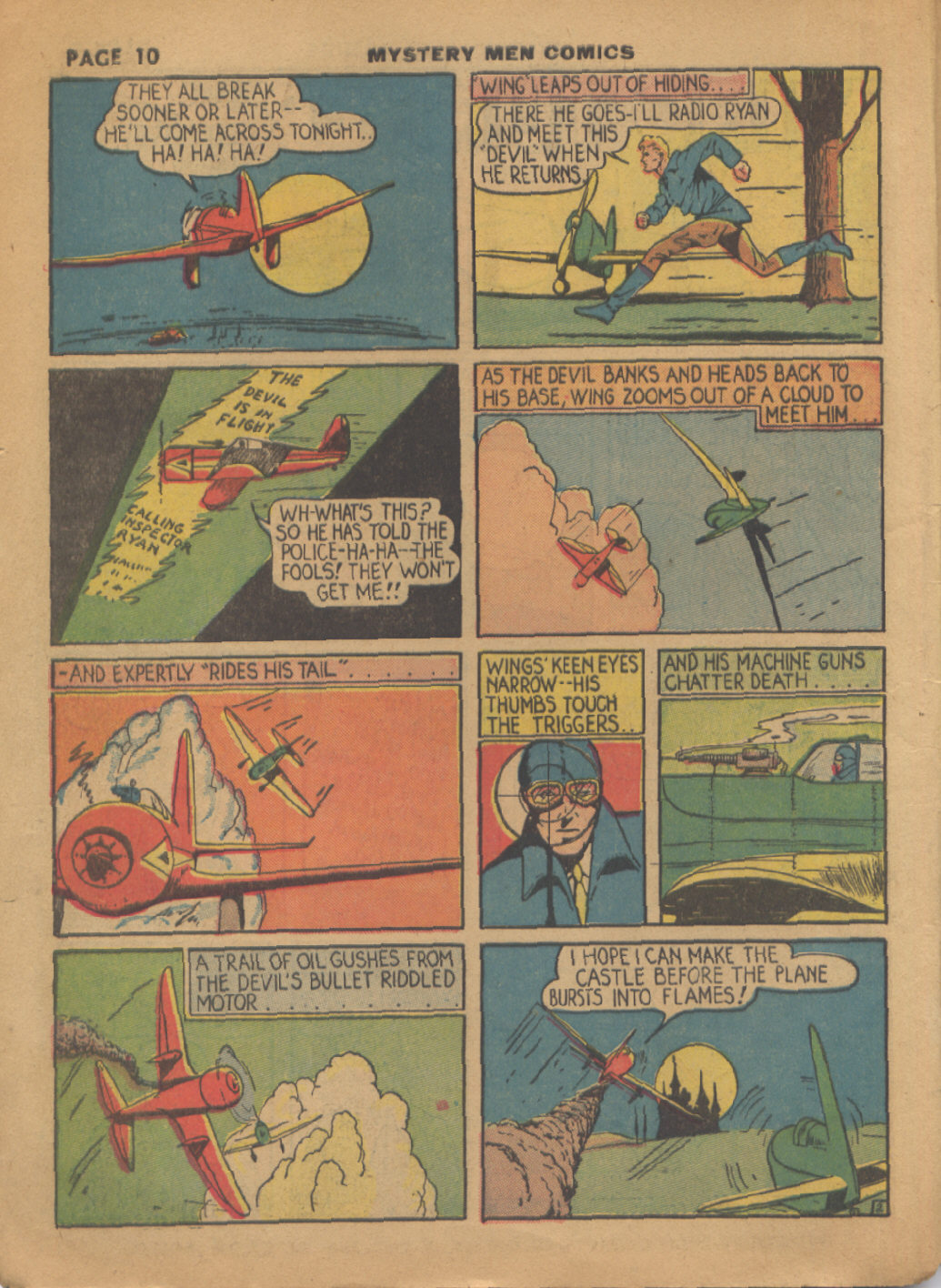 Read online Mystery Men Comics comic -  Issue #7 - 12