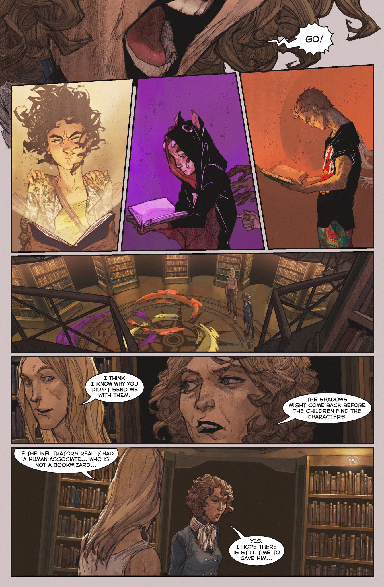 Read online Exlibrium comic -  Issue #13 - 14
