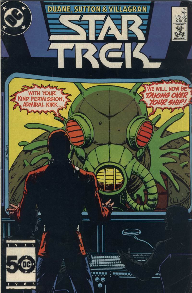Read online Star Trek (1984) comic -  Issue #24 - 1