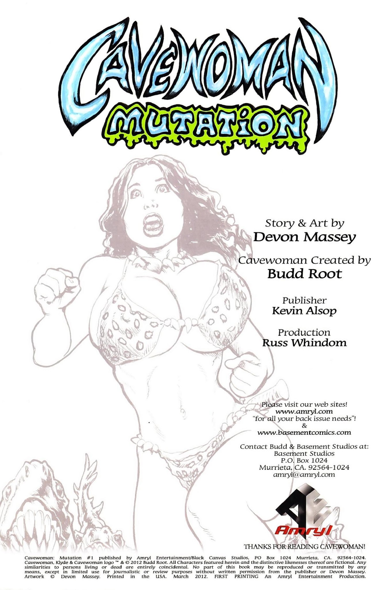 Read online Cavewoman: Mutation comic -  Issue #1 - 2