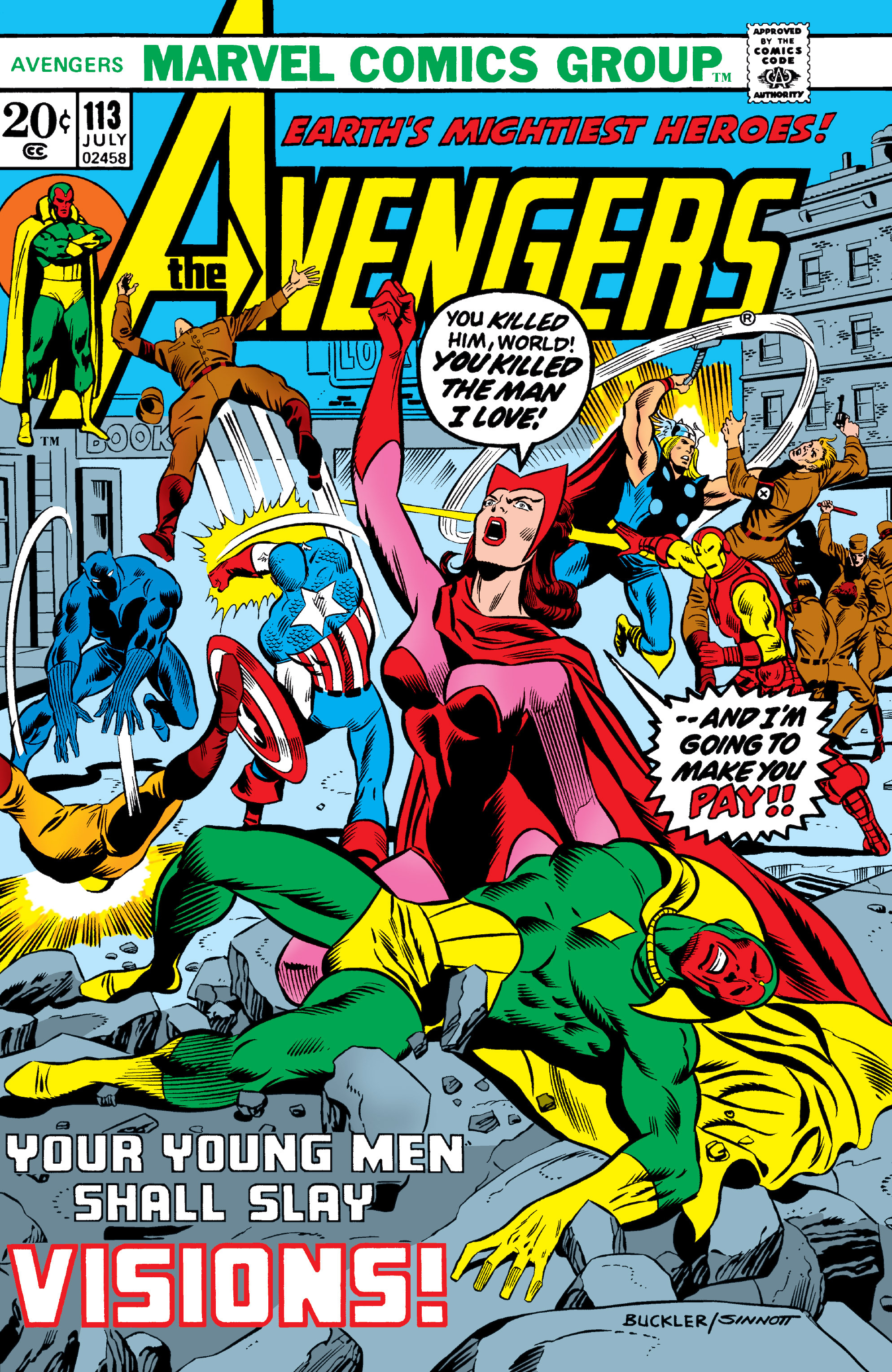 Read online The Avengers (1963) comic -  Issue #113 - 1