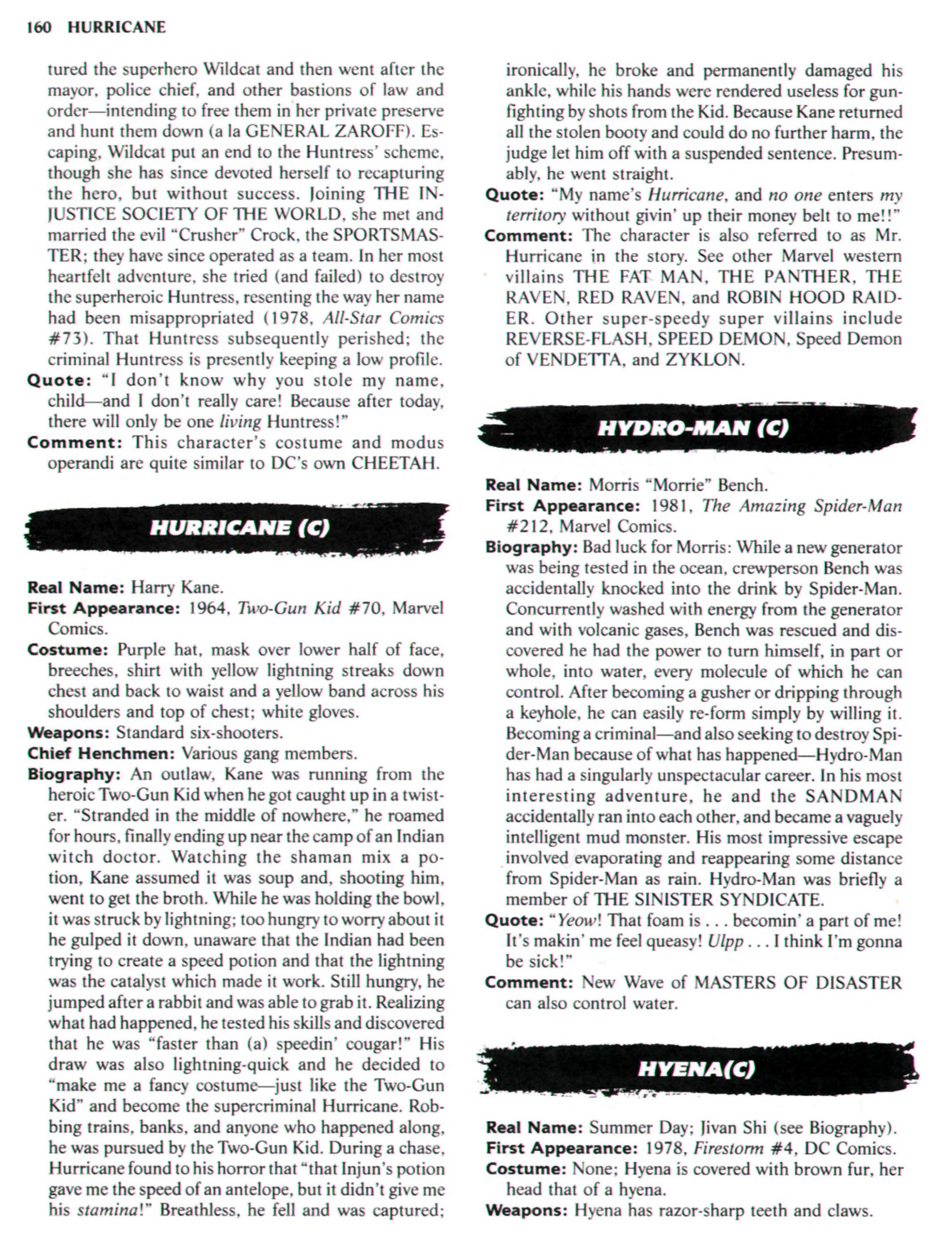 Read online The Encyclopedia of Super Villains comic -  Issue # TPB (Part 1) - 178