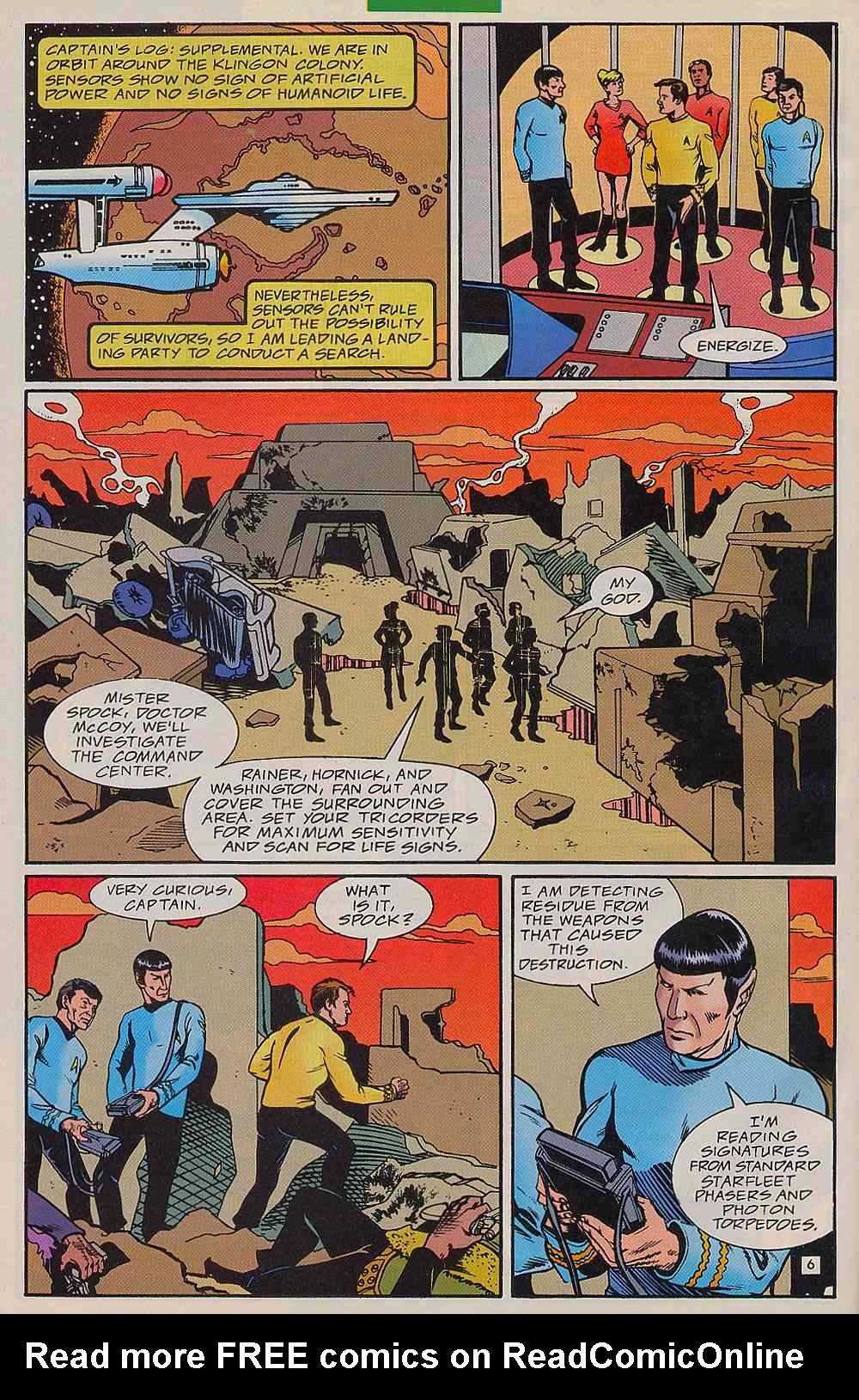 Read online Star Trek (1989) comic -  Issue #78 - 7