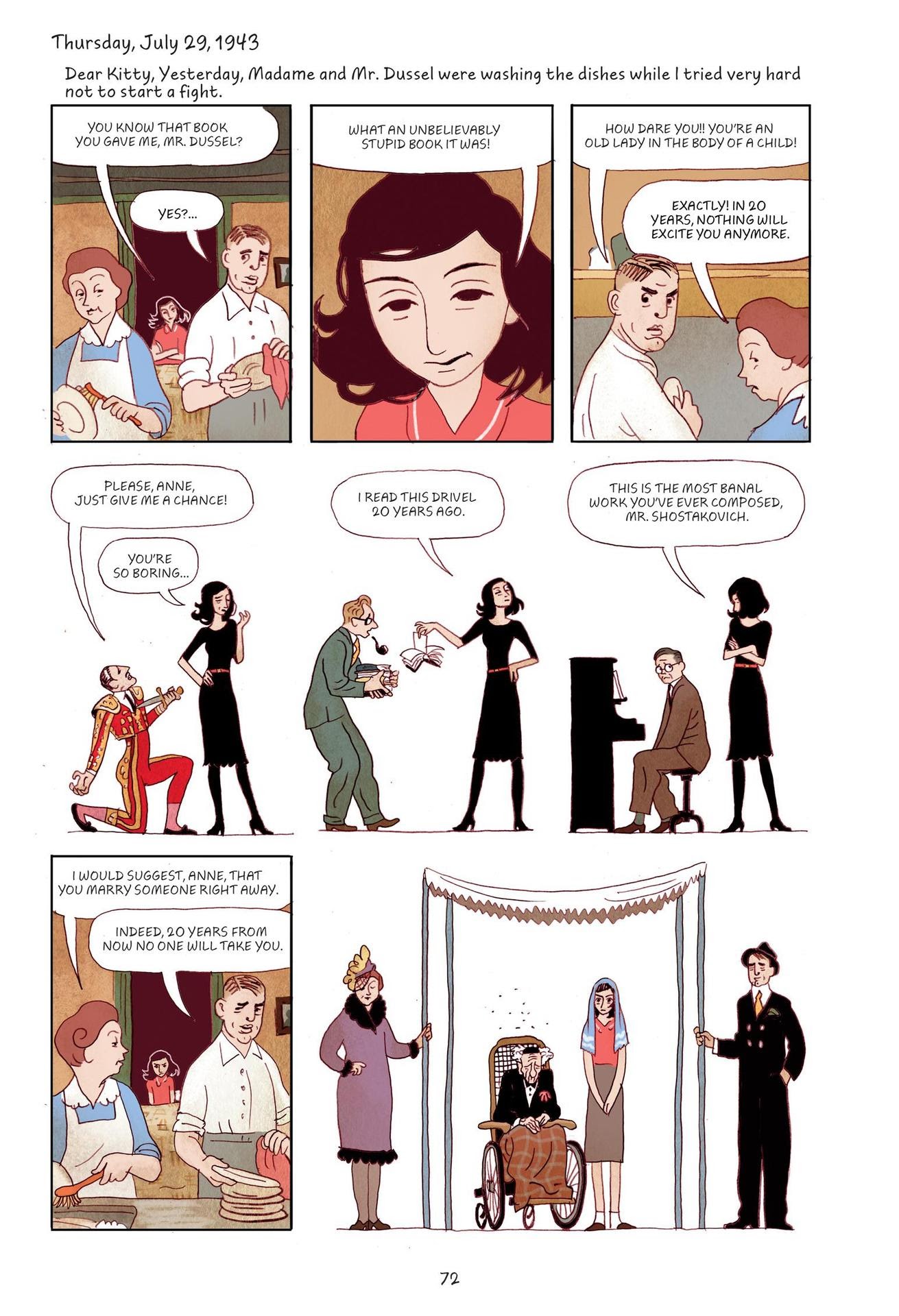 Read online Anne Frank’s Diary: The Graphic Adaptation comic -  Issue # TPB - 74