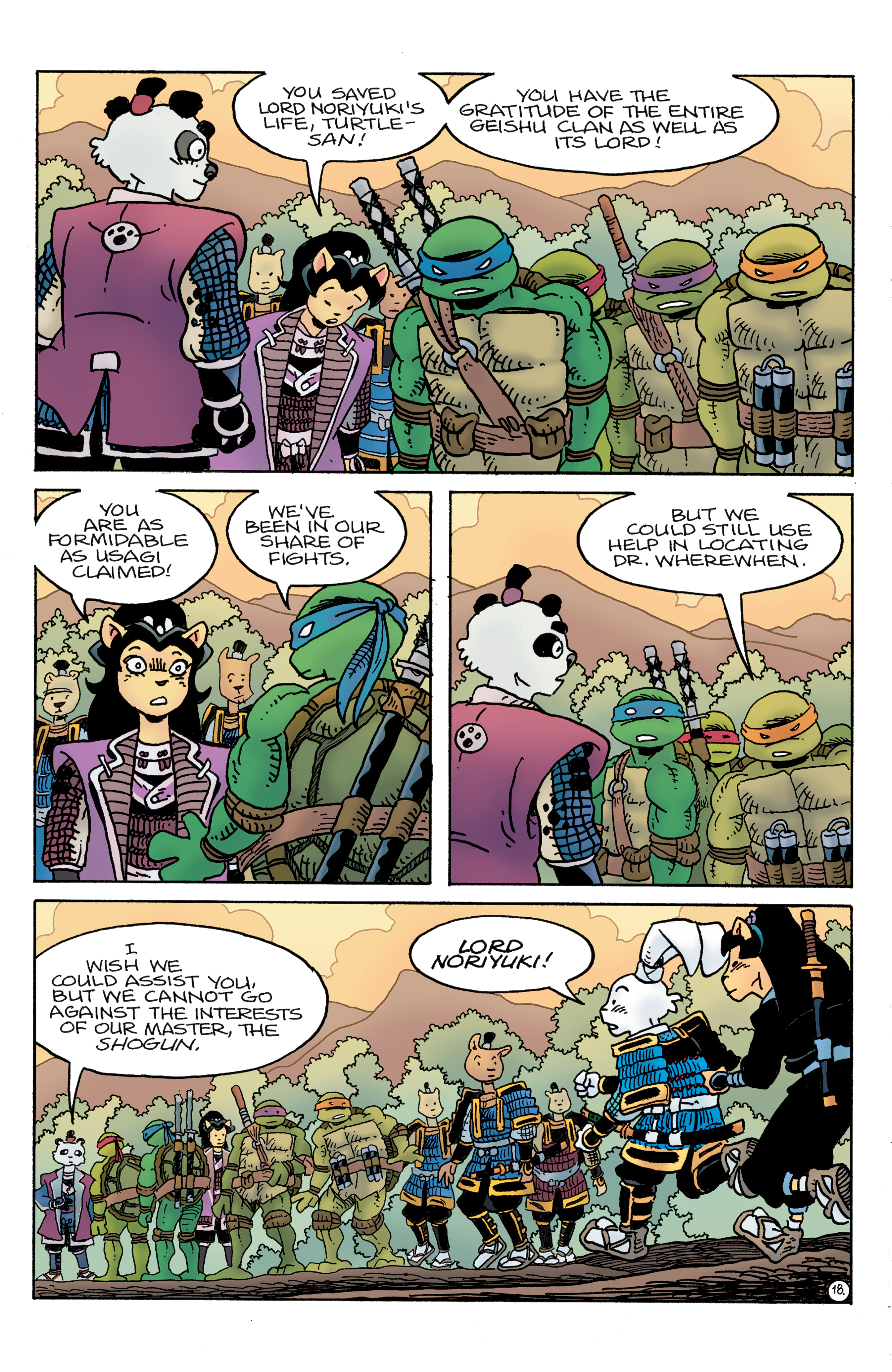 Read online Teenage Mutant Ninja Turtles/Usagi Yojimbo: WhereWhen comic -  Issue #3 - 20