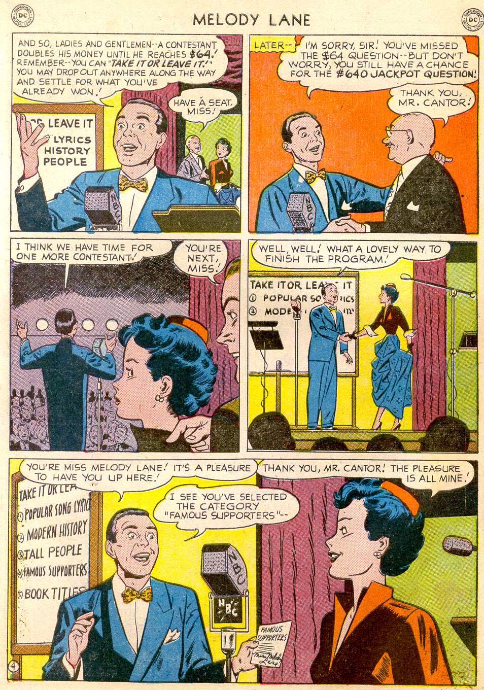 Read online Miss Melody Lane of Broadway comic -  Issue #3 - 44
