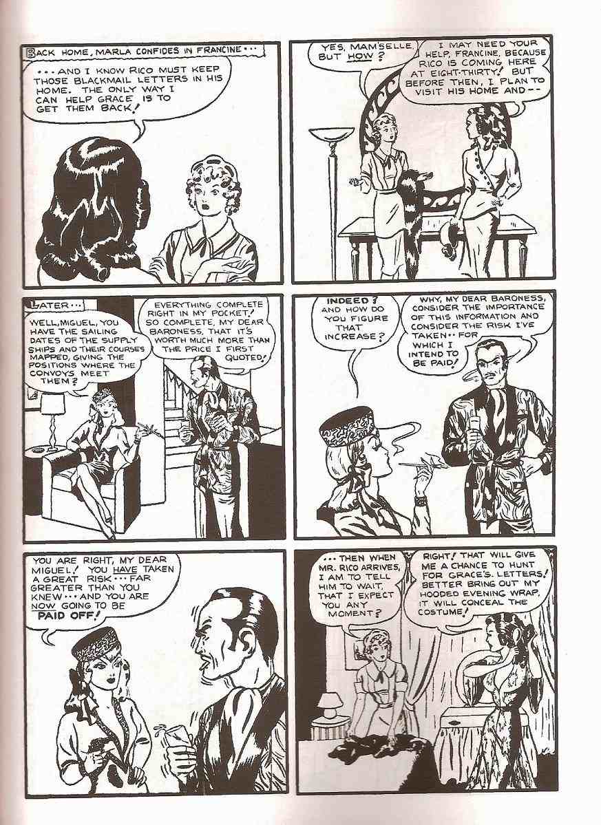 Read online Miss Fury (1942) comic -  Issue #1 - 13