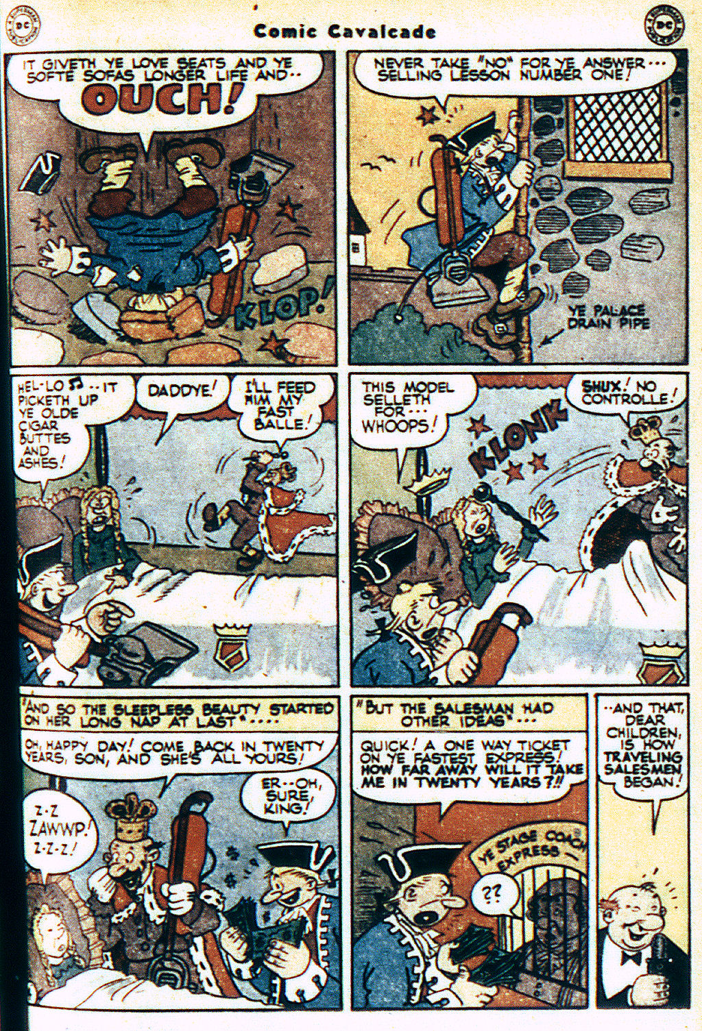 Read online Comic Cavalcade comic -  Issue #18 - 36