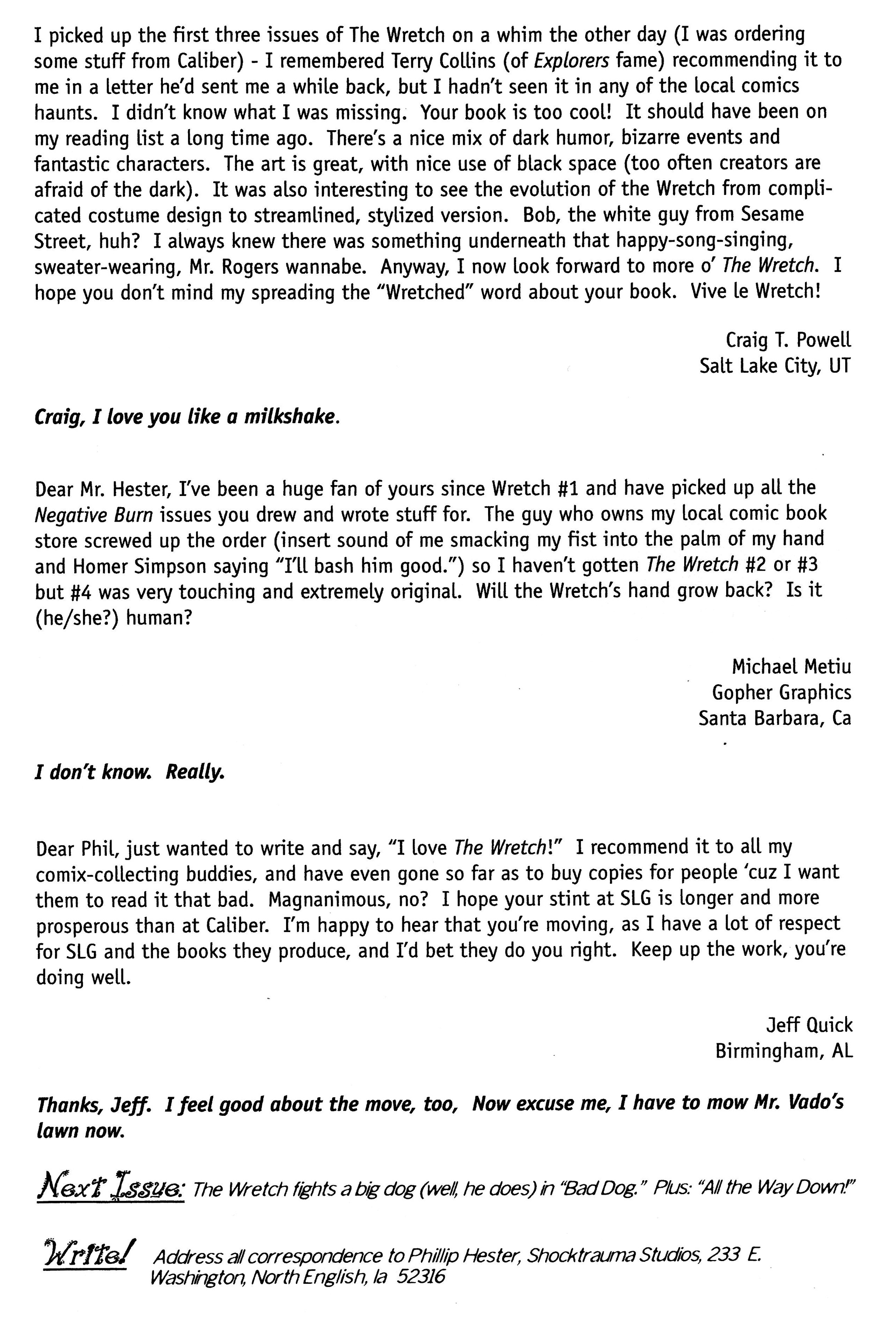 Read online Wretch (1997) comic -  Issue #1 - 27