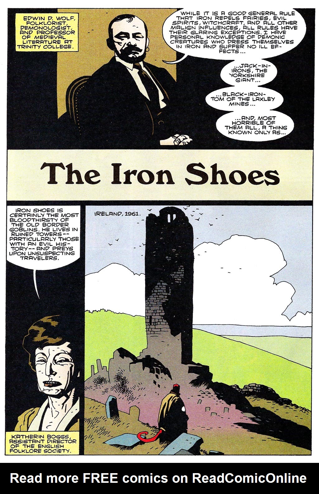 Read online Hellboy: The Corpse and the Iron Shoes comic -  Issue # Full - 28