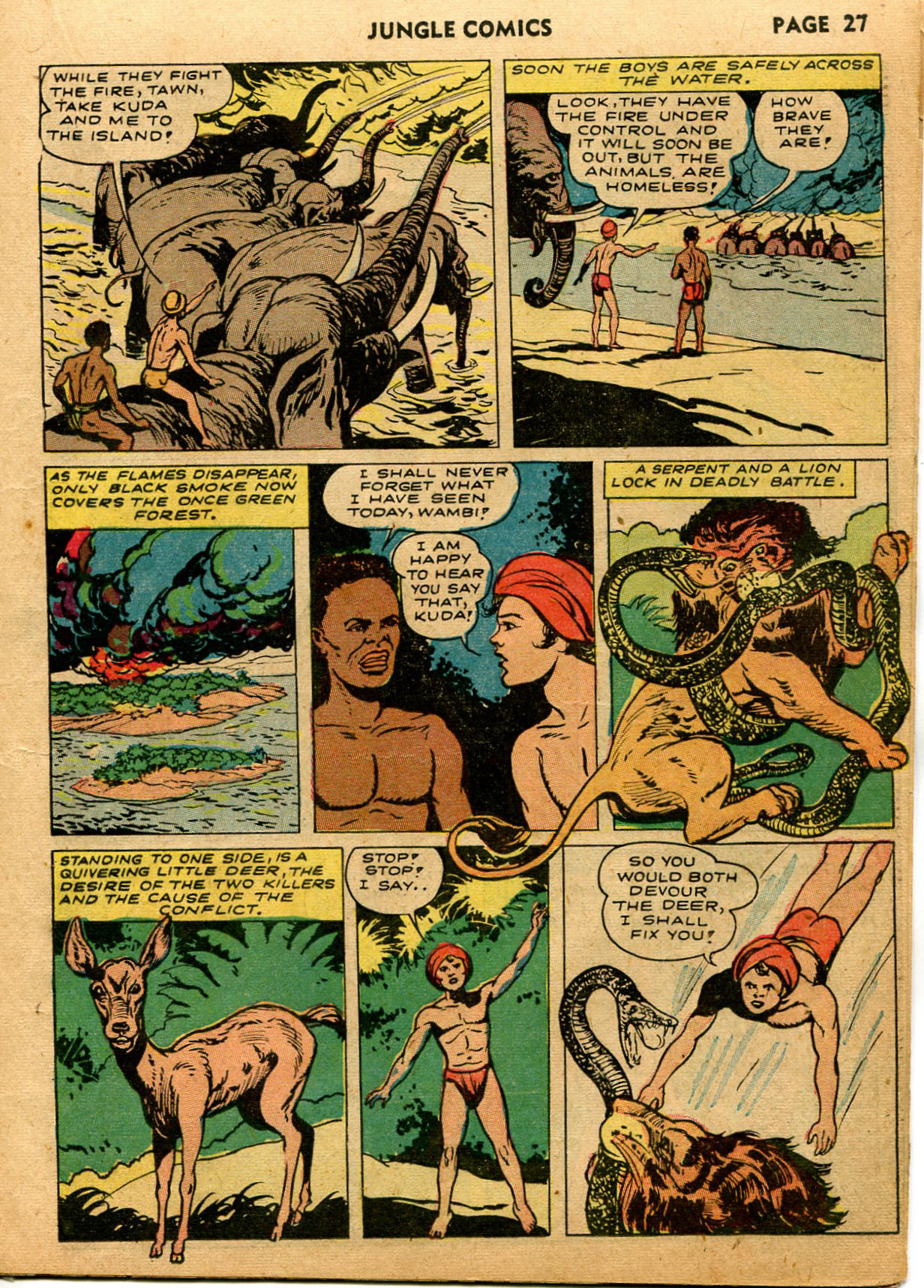Read online Jungle Comics comic -  Issue #40 - 29