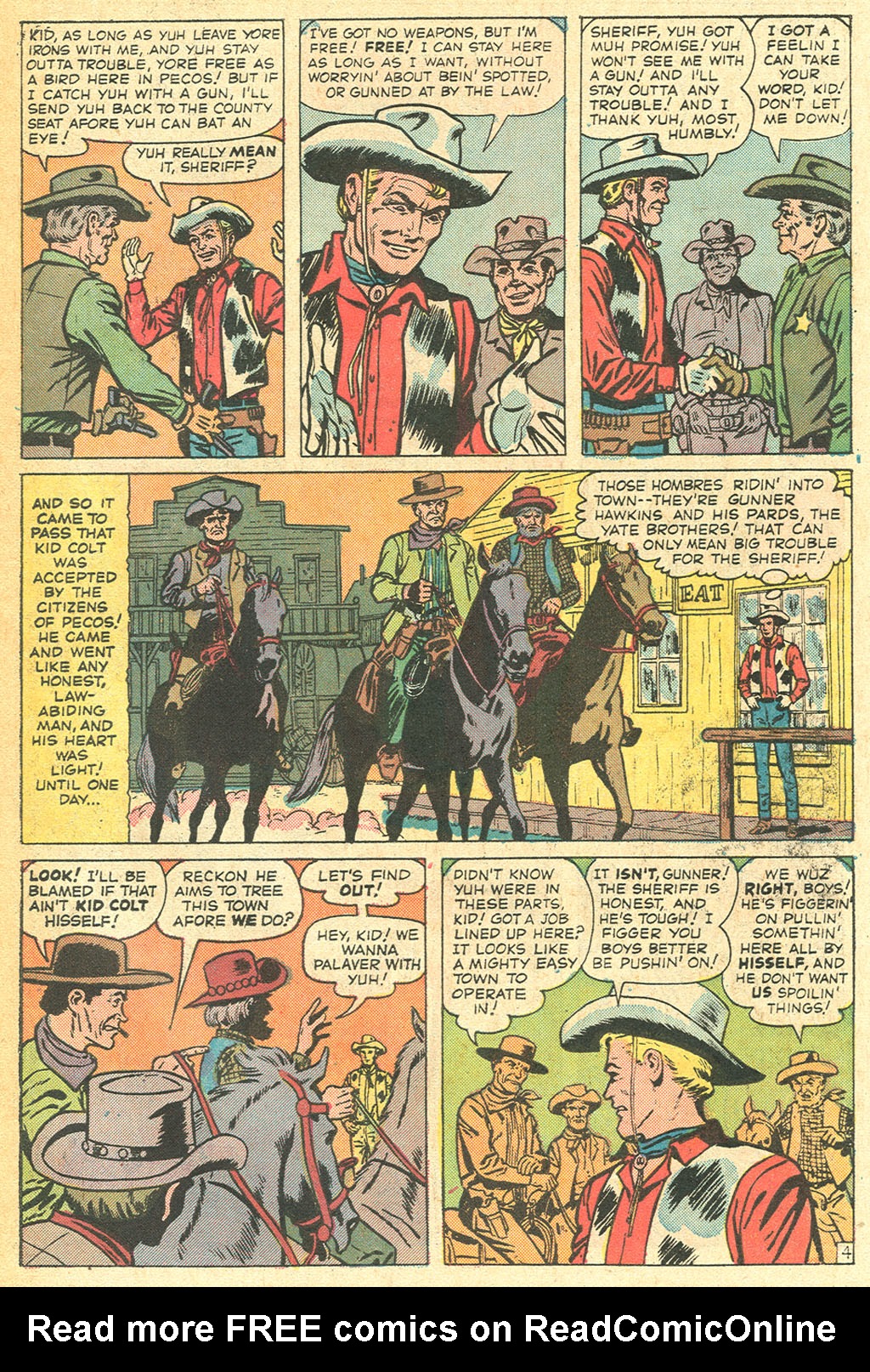 Read online Kid Colt Outlaw comic -  Issue #169 - 7