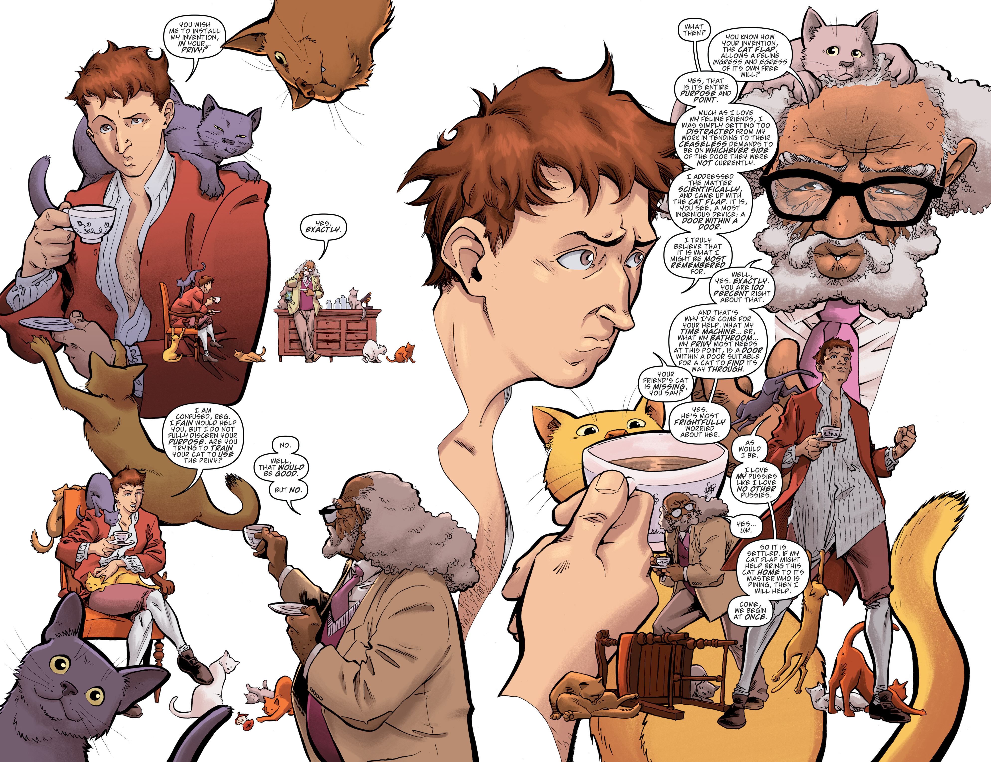 Read online Dirk Gently's Holistic Detective Agency: The Salmon of Doubt comic -  Issue #4 - 11