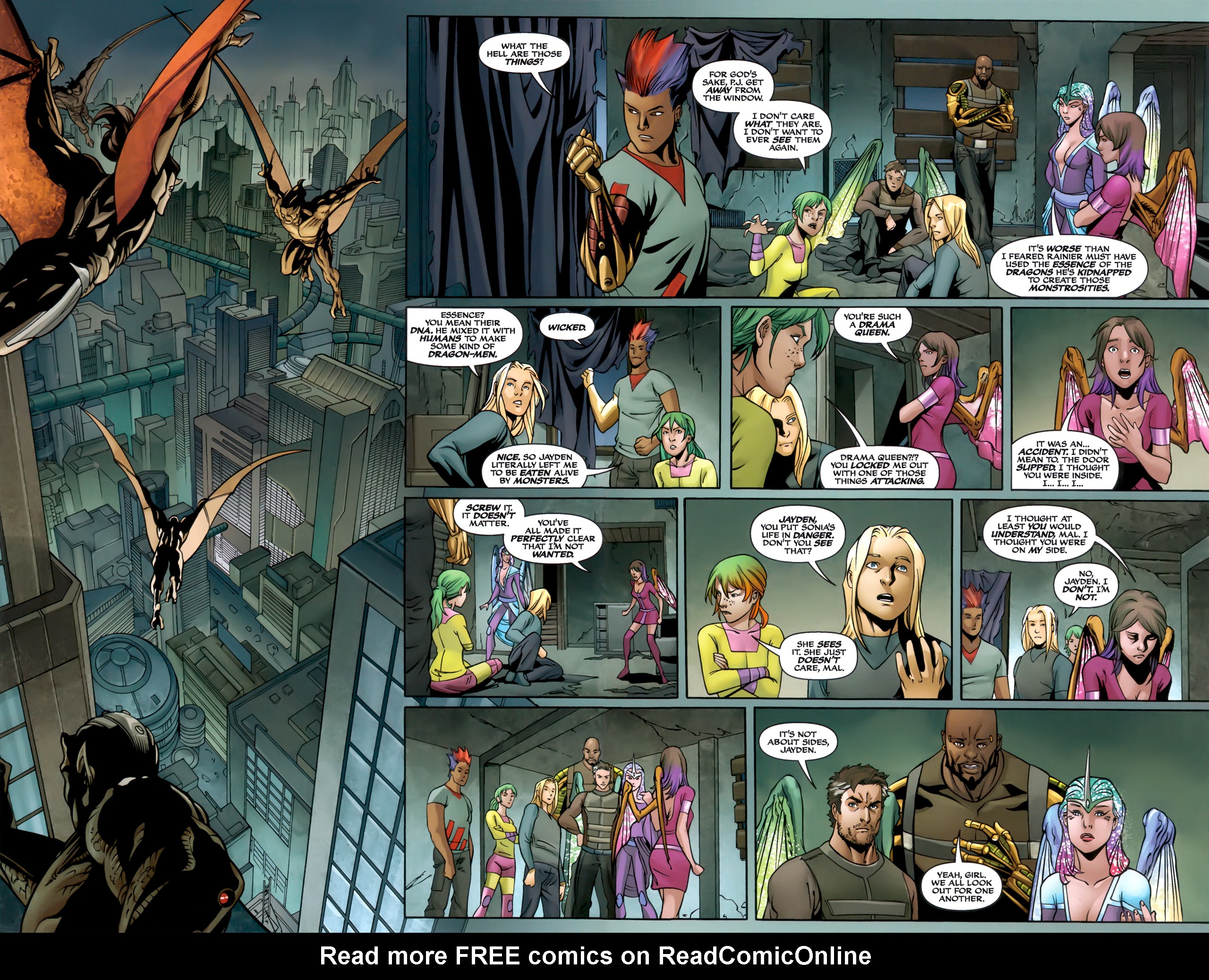 Read online Michael Turner's Soulfire (2009) comic -  Issue #7 - 16