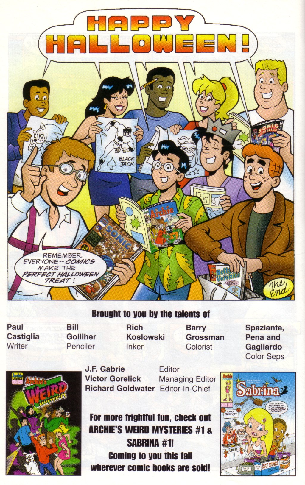 Read online Archie's Weird Mysteries 1999 comic -  Issue # Full - 13