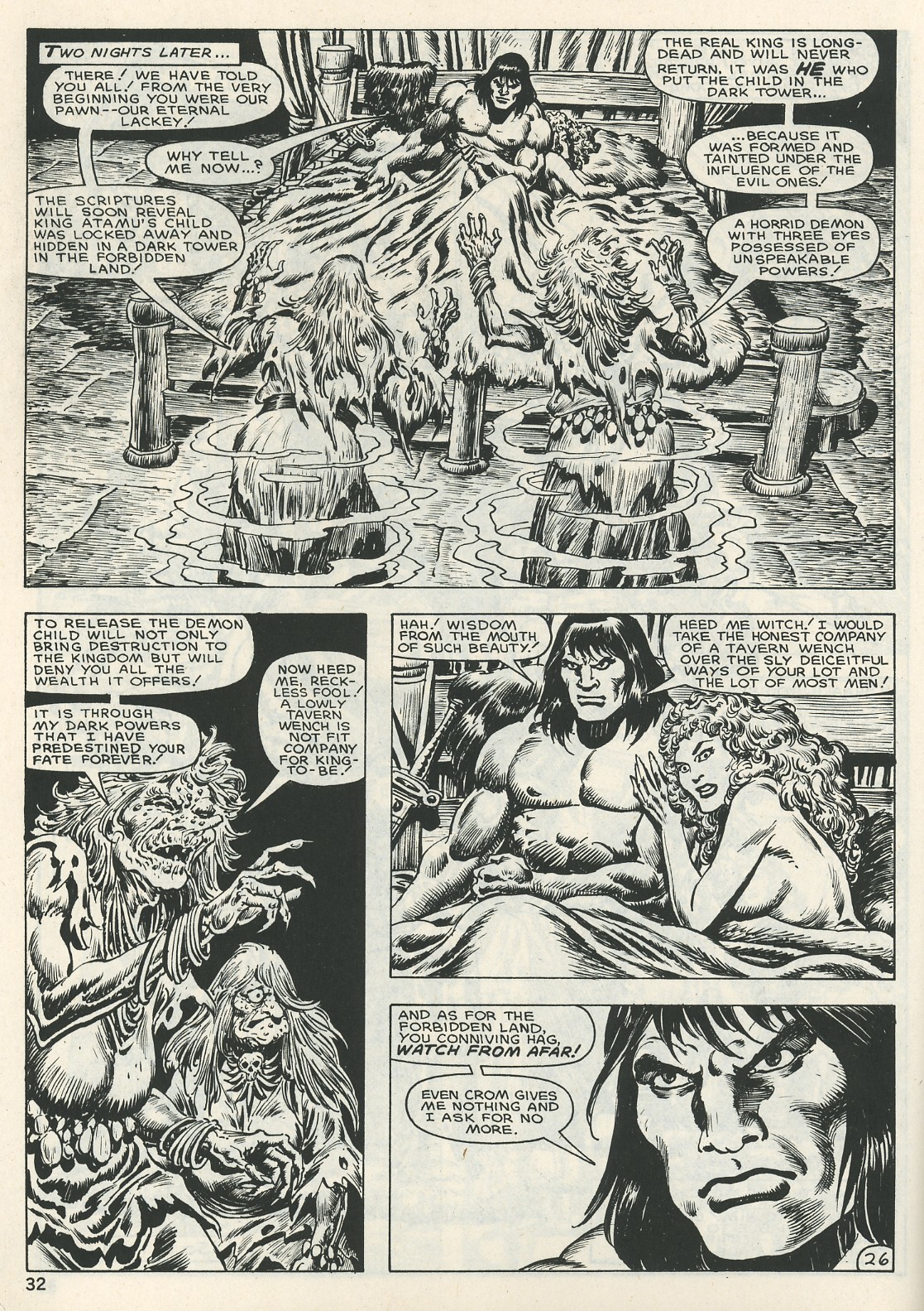 Read online The Savage Sword Of Conan comic -  Issue #123 - 32