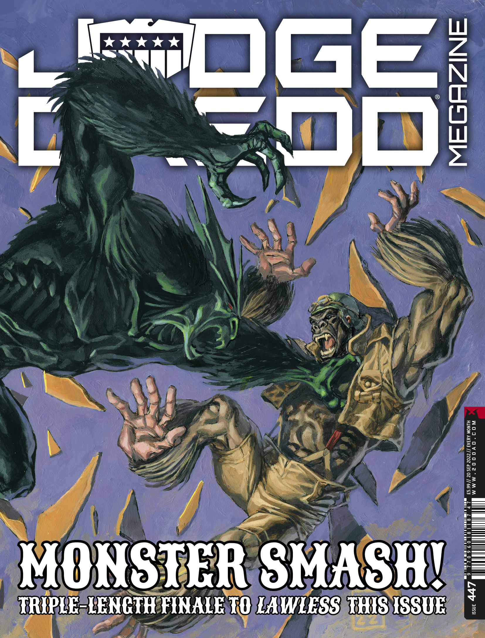 Read online Judge Dredd Megazine (Vol. 5) comic -  Issue #447 - 1
