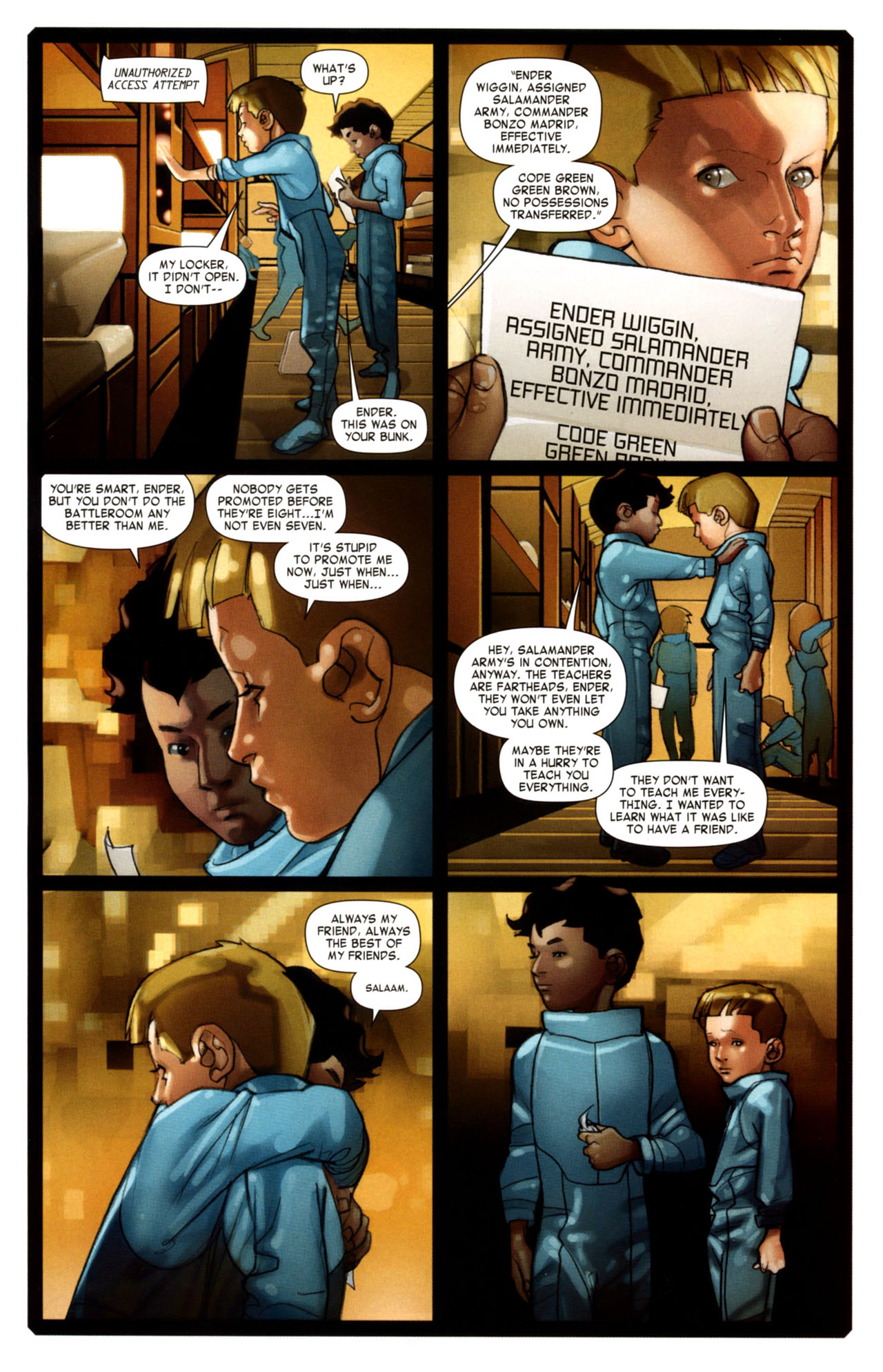 Read online Ender's Game: Battle School comic -  Issue #3 - 9