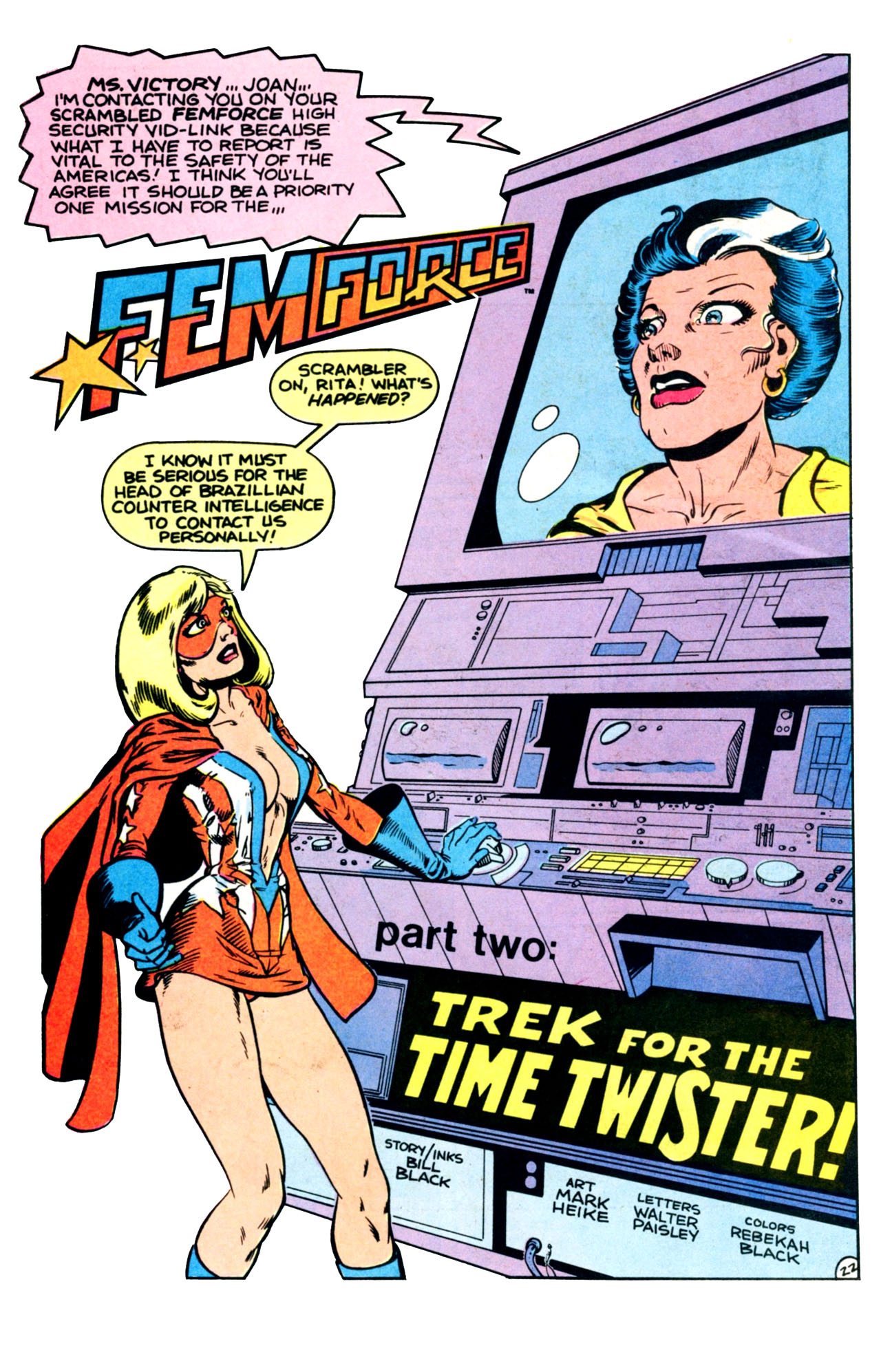Read online Untold Origin of FemForce comic -  Issue # Full - 24