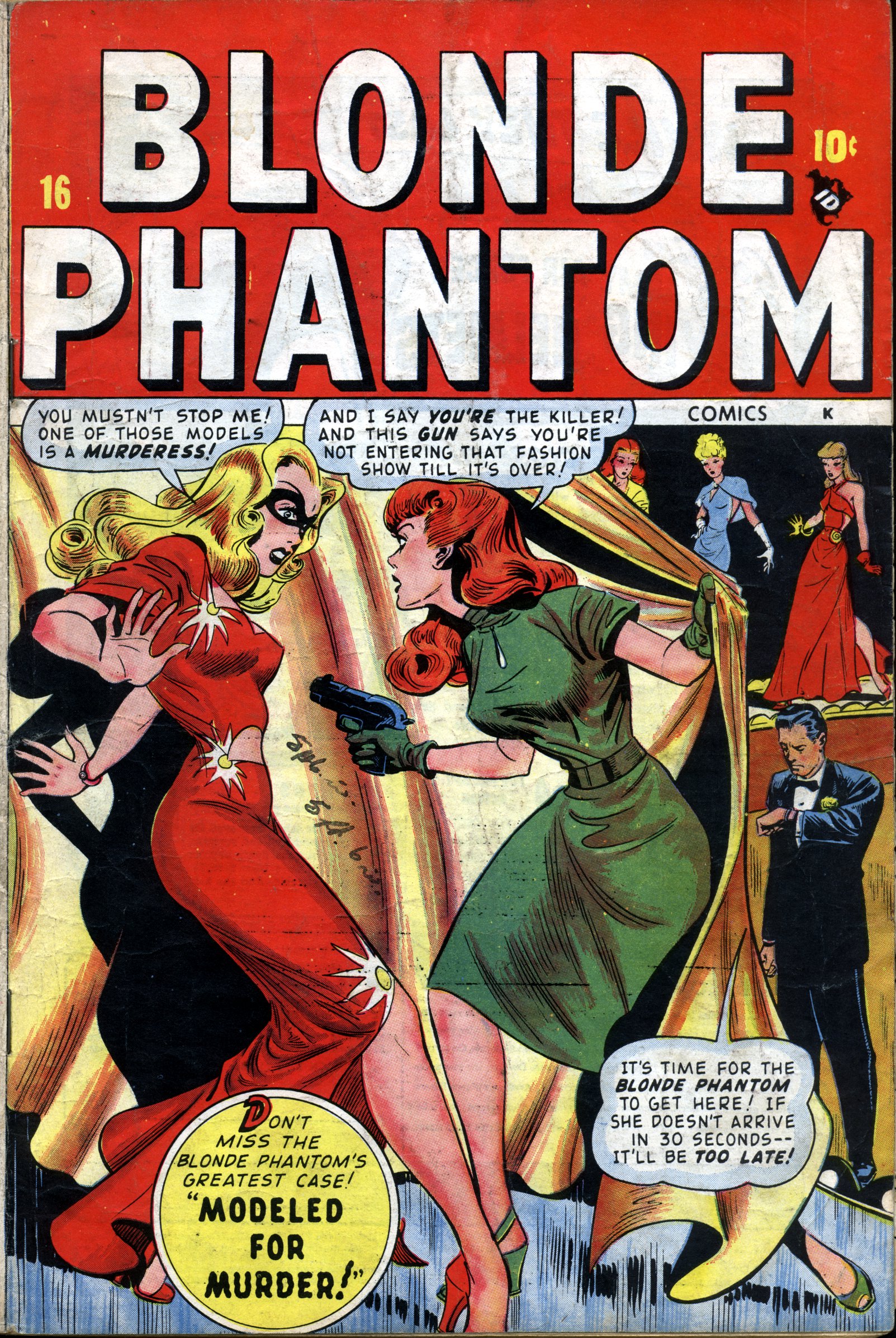 Read online Blonde Phantom Comics comic -  Issue #16 - 1