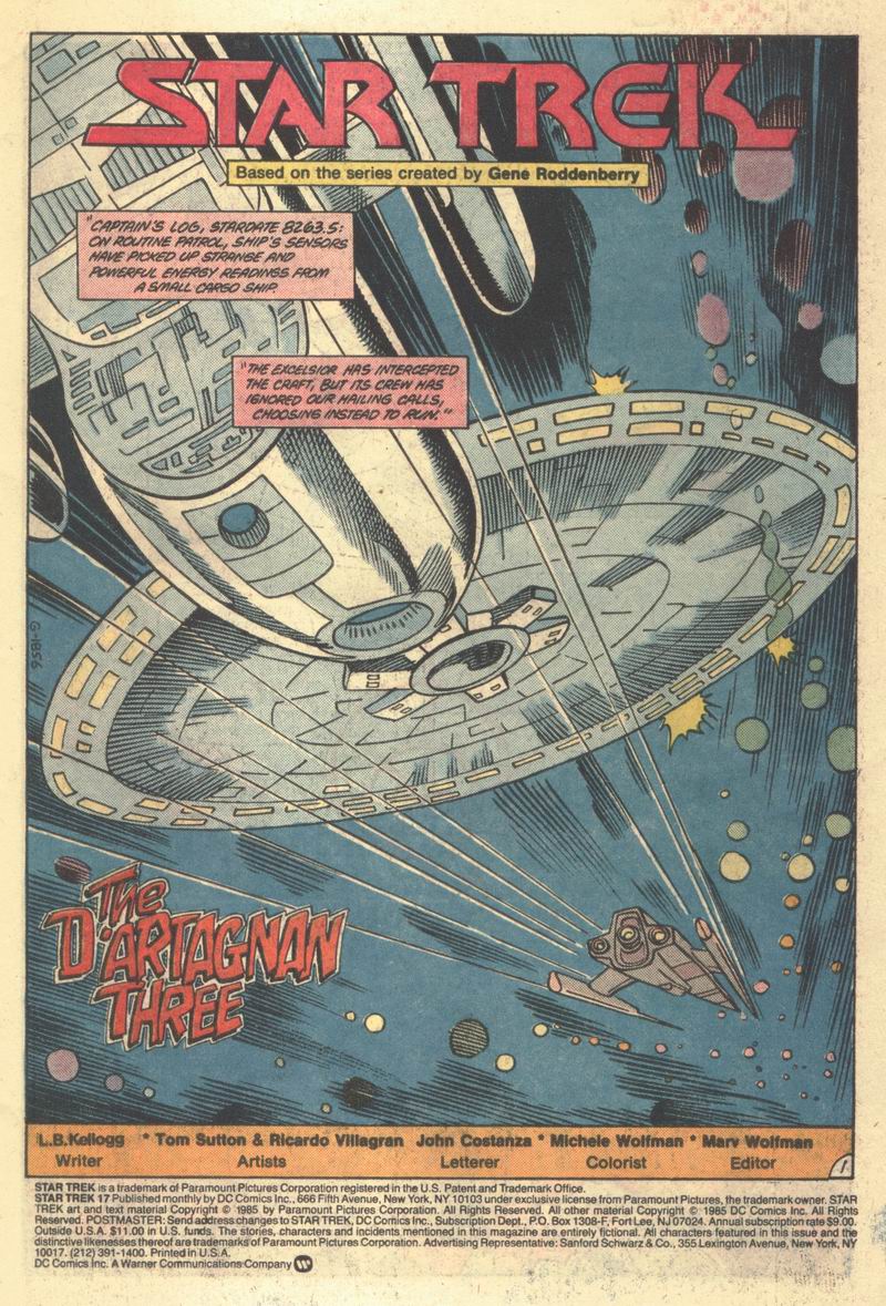 Read online Star Trek (1984) comic -  Issue #17 - 2