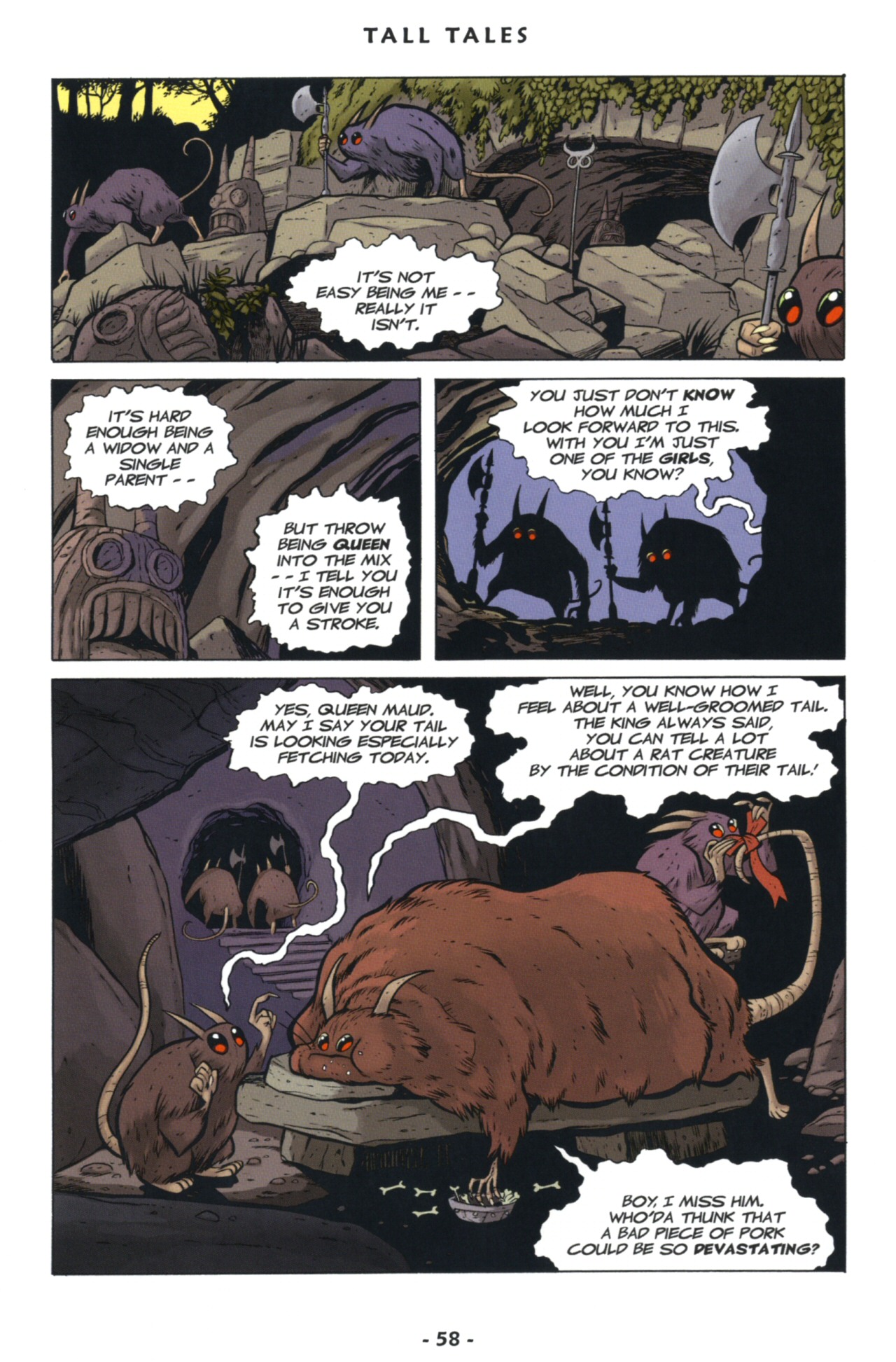 Read online Bone: Tall Tales comic -  Issue # TPB - 68