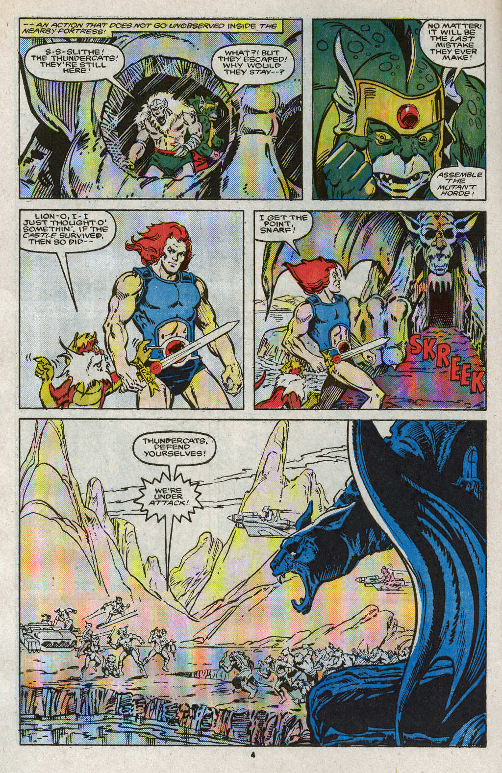 Read online ThunderCats (1985) comic -  Issue #6 - 6