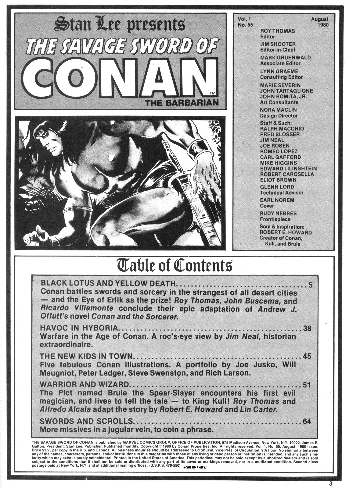 Read online The Savage Sword Of Conan comic -  Issue #55 - 3