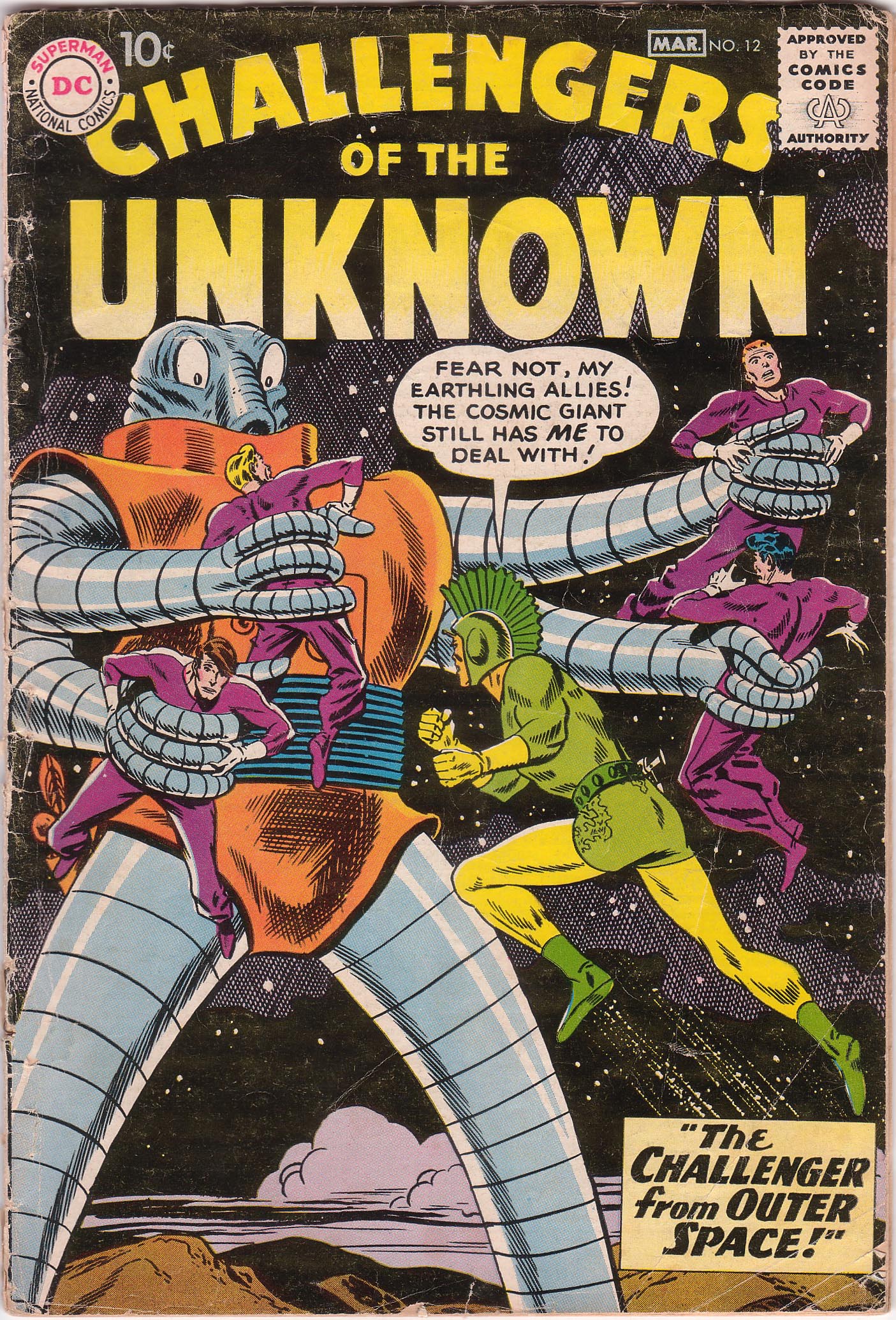 Read online Challengers of the Unknown (1958) comic -  Issue #12 - 1